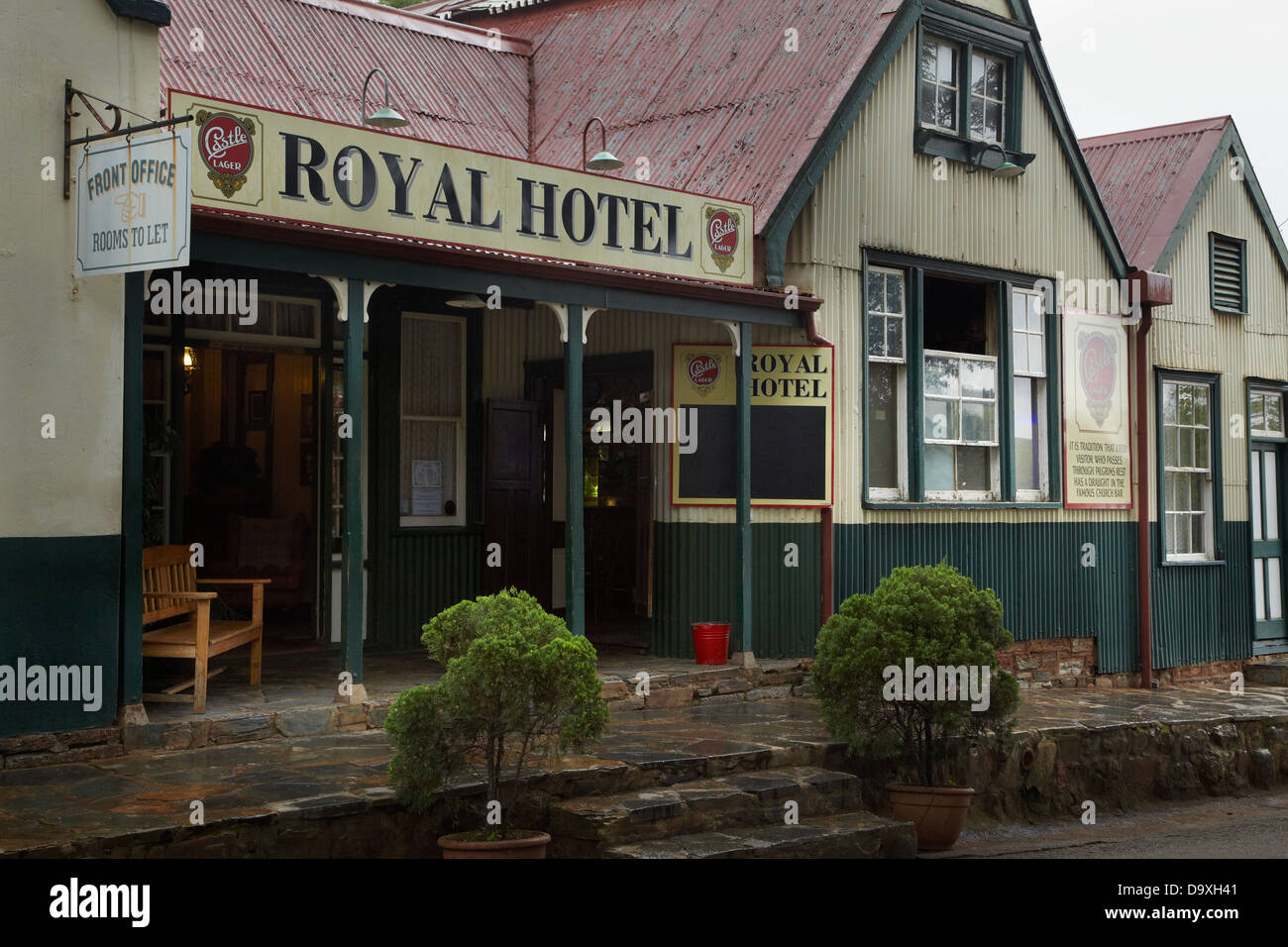 Royal Hotel nel villaggio storico di pellegrino di riposo, vicino a Graskop - Mpumalanga Provincia, Sud Africa Foto Stock