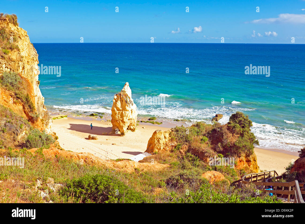 Praia da Rocha in Algarve Portogallo Foto Stock
