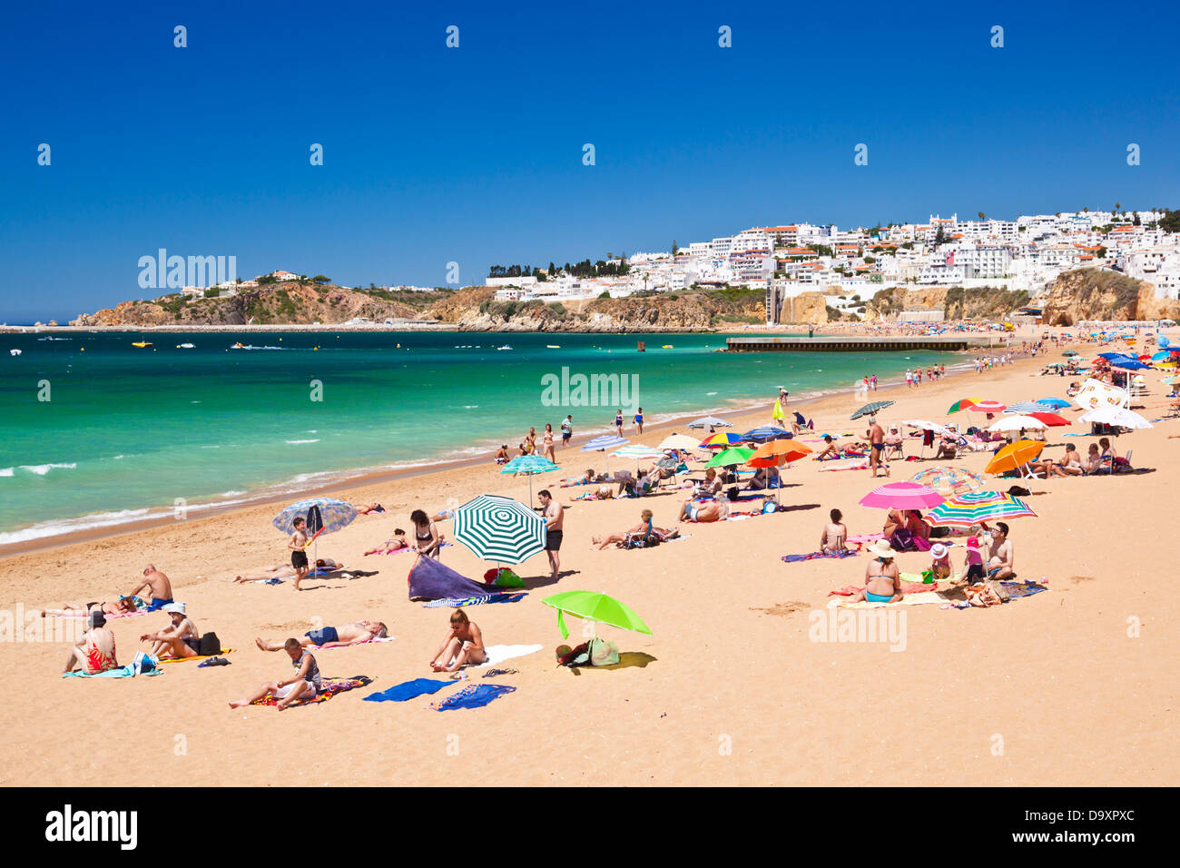 Fishermans spiaggia Praia dos isole Pescadores spiaggia Albufeira Algarve Portogallo UE Europa Foto Stock