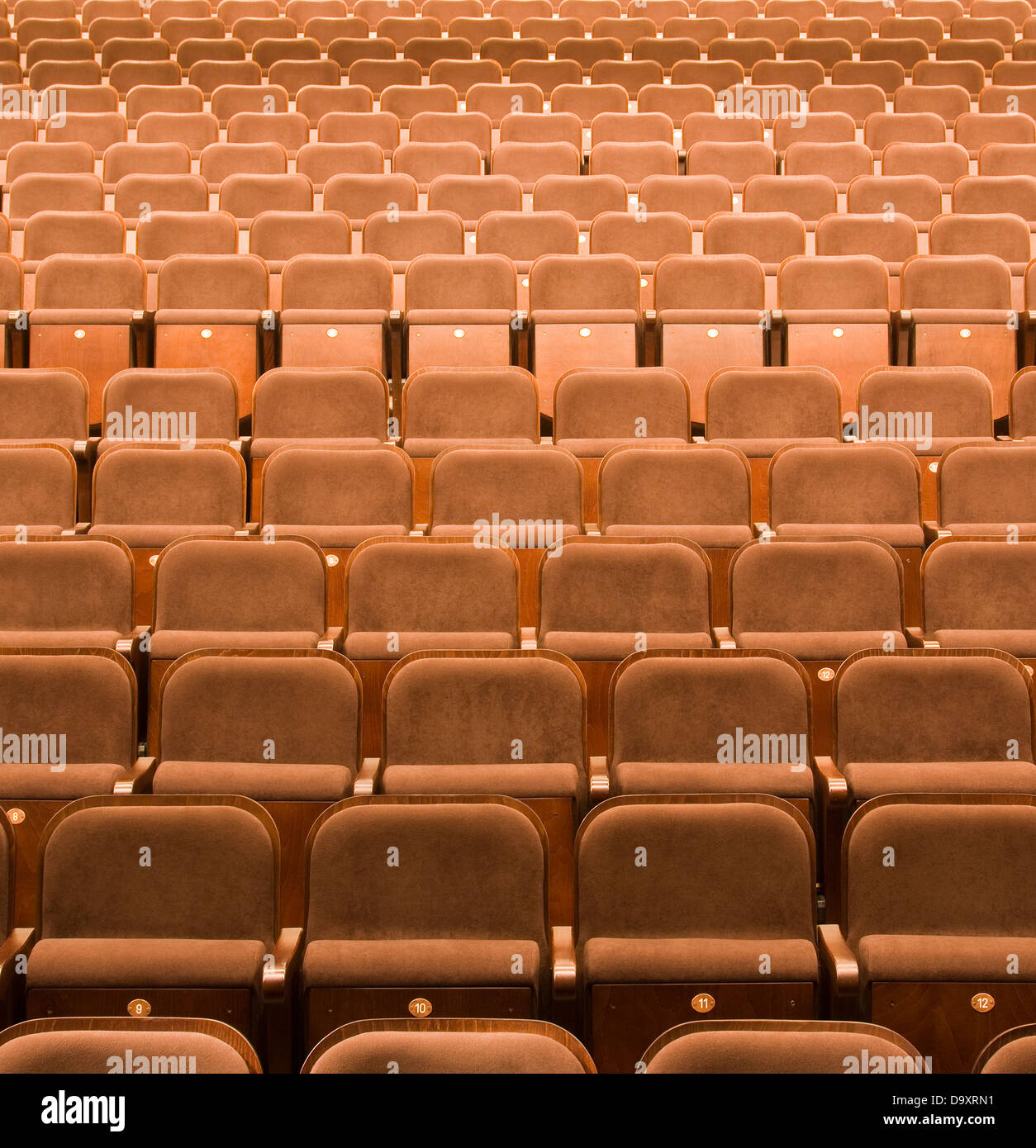 Posti a sedere in un teatro Foto Stock
