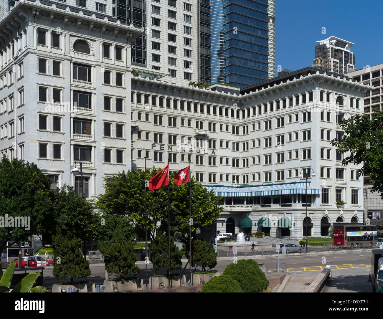 Dh Peninsula Hotel Tsim Sha Tsui Hong Kong hotel peninsula la costruzione di hotel di lusso Foto Stock