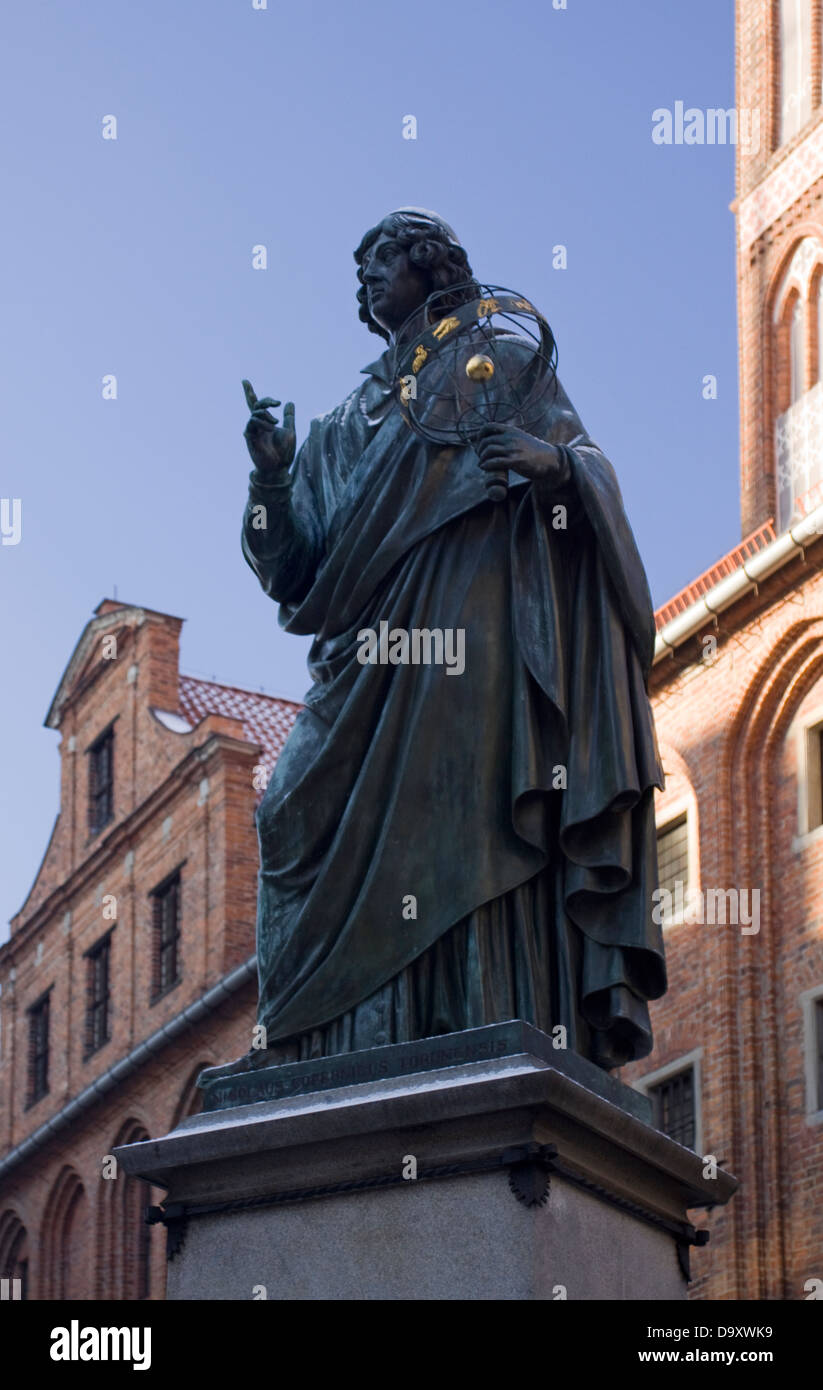 Statua di Nicolas Copernico Foto Stock