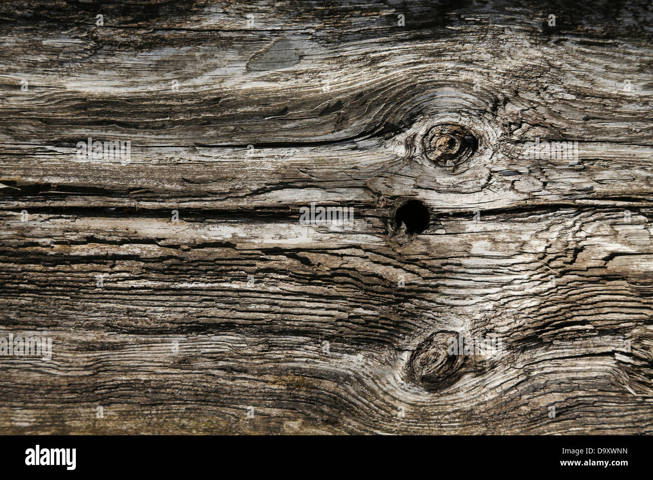 WEATHERED Sfondo legno Foto Stock