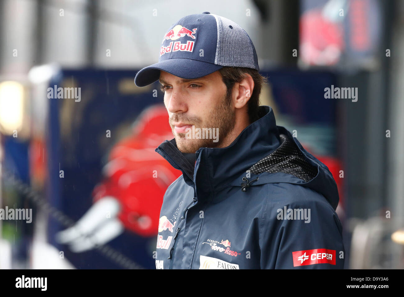 Silverstone, UK. Il 28 giugno 2013. Motorsports: FIA Formula One World Championship 2013, il Gran Premio di Gran Bretagna, #18 Jean-Eric Vergne (FRA, la Scuderia Toro Rosso), Credit: dpa picture alliance/Alamy Live News Foto Stock