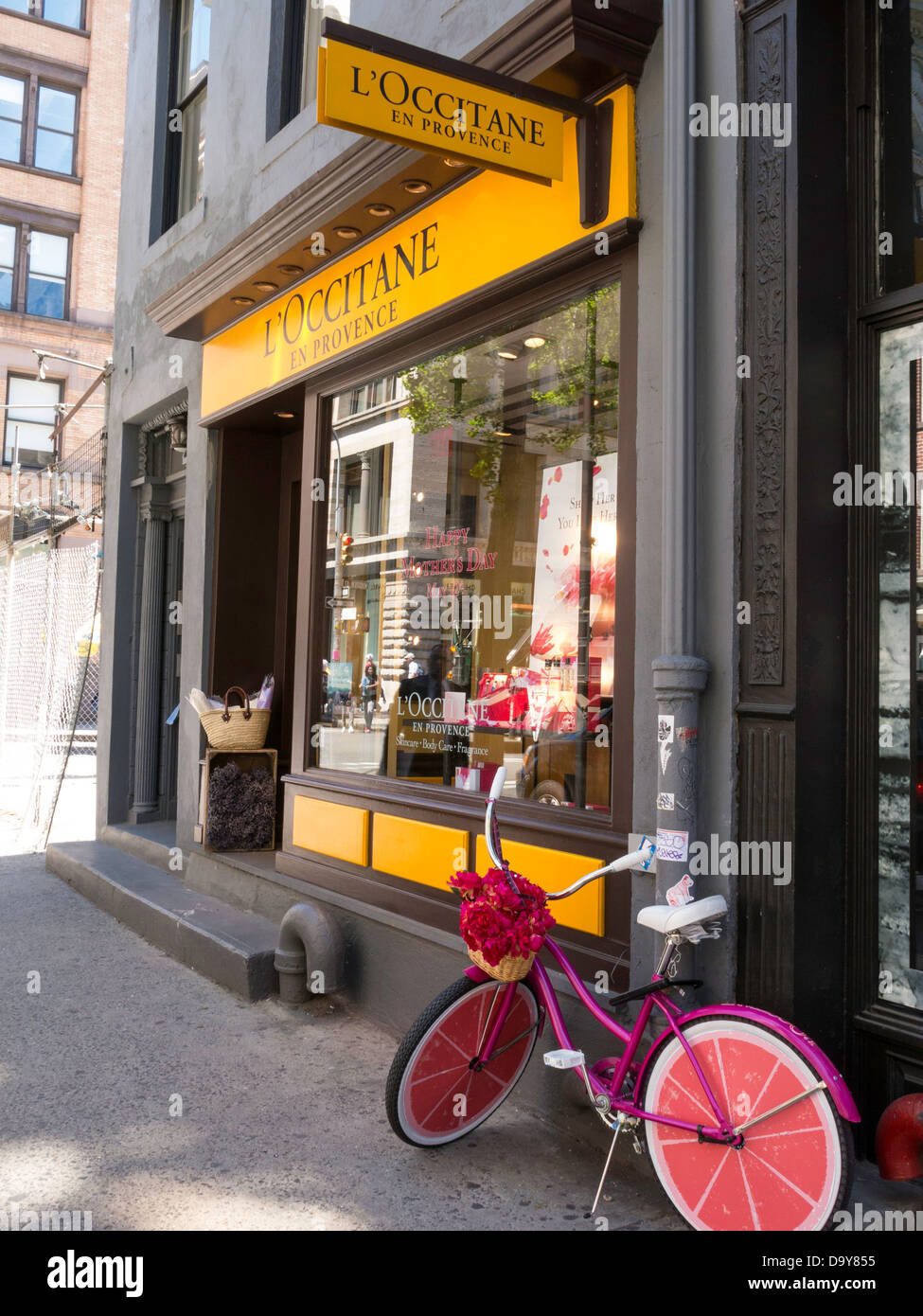 L'Occitane Store SoHo di New York Foto Stock