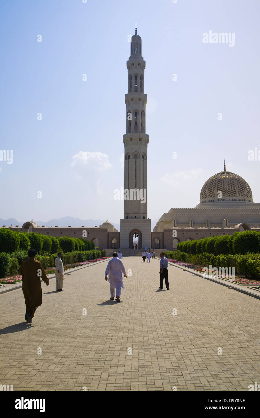 Ghala & Al-Ghubrah, popolarmente conosciuta come la Grande Moschea, Muscat Oman Foto Stock