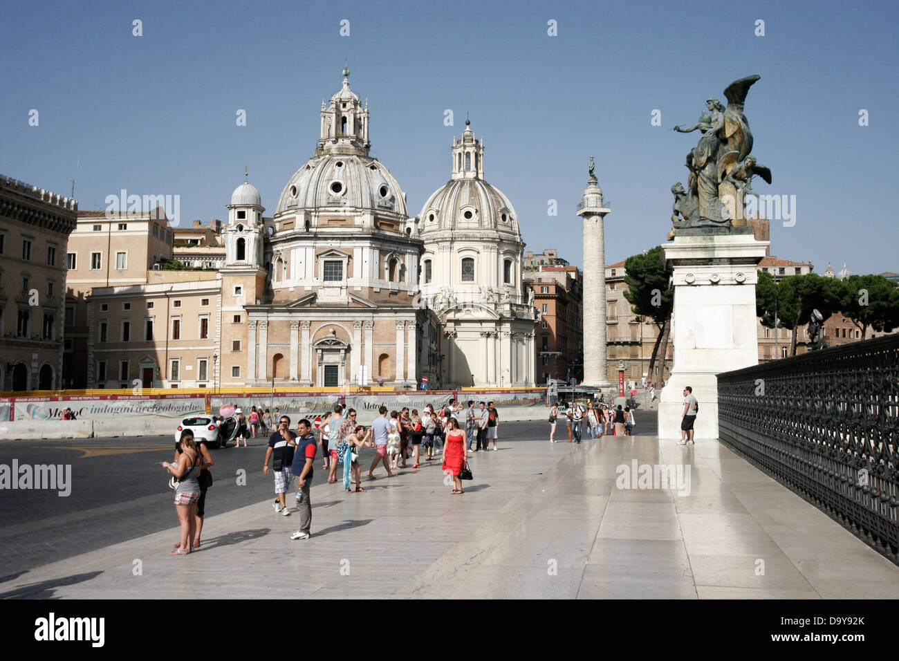 La chiesa del Santissimo Nome di Maria al Foro Traiano (Santissimo Nome di Maria al Foro Traiano), Roma, Italia Foto Stock