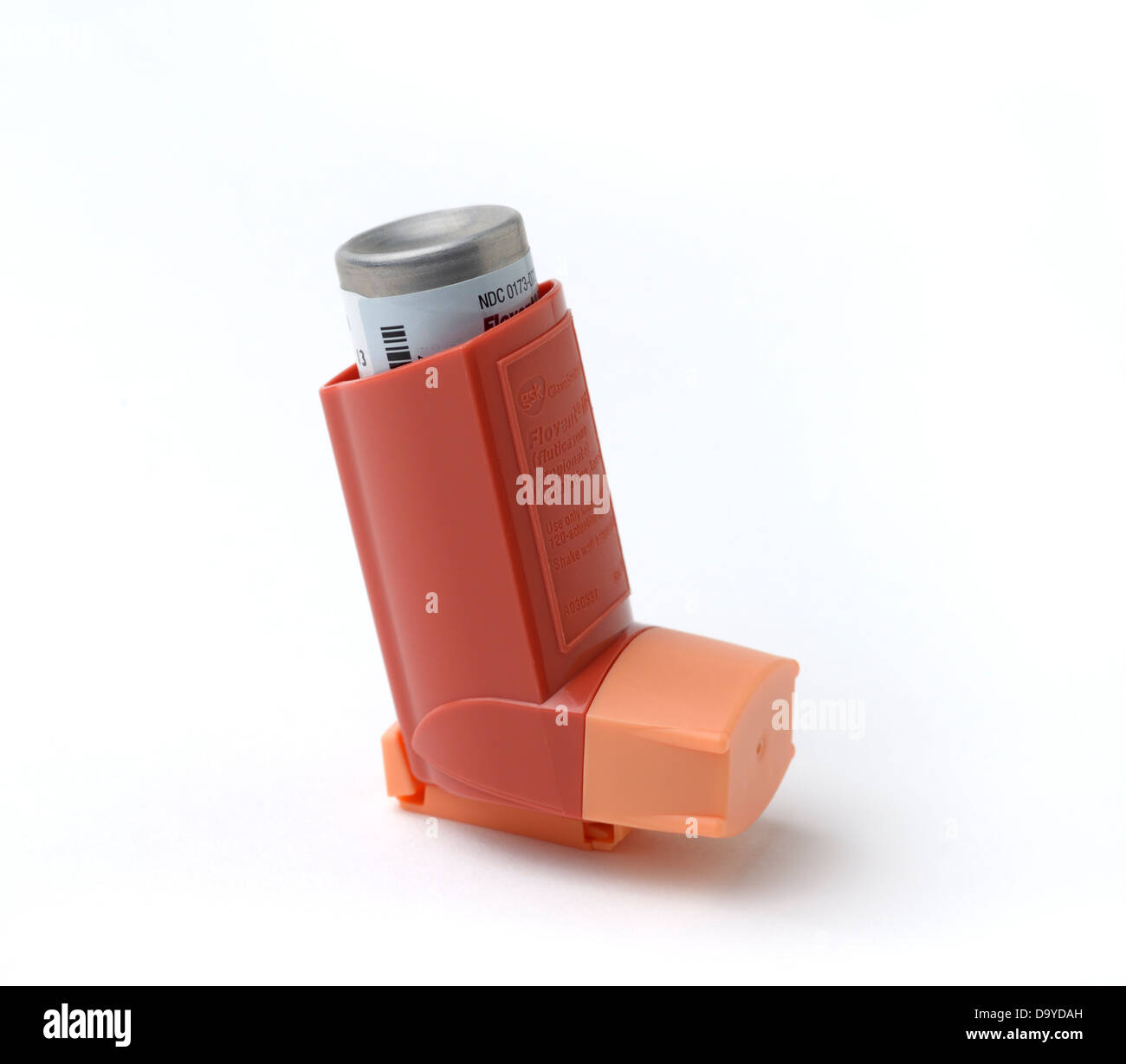 Inalatore di dosi misurate di farmaci aerosol per asma, COPD etc Foto Stock