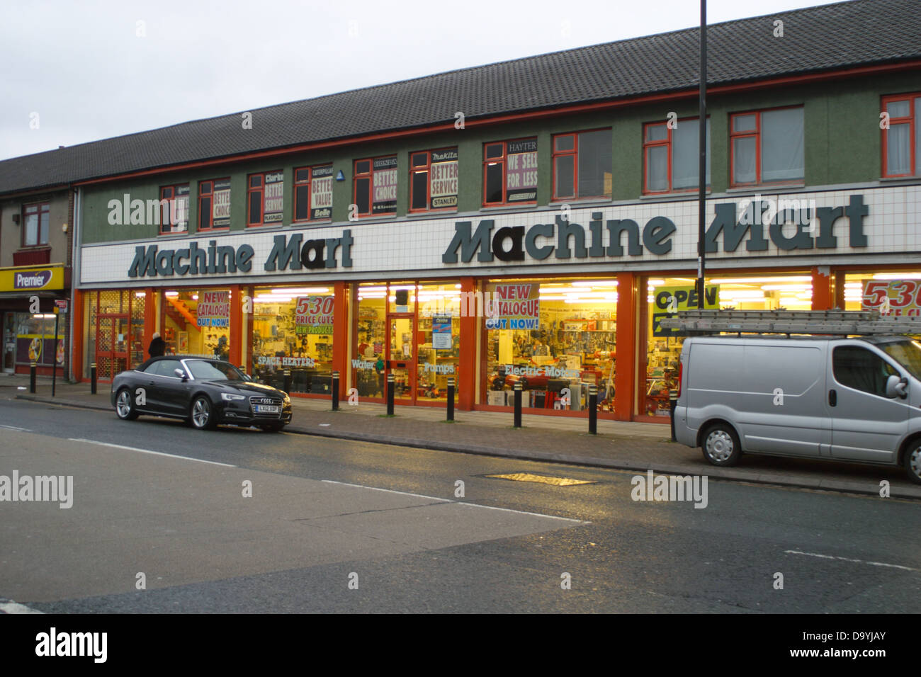 Macchina Mart, un negozio di noleggio, Sunderland. Foto Stock