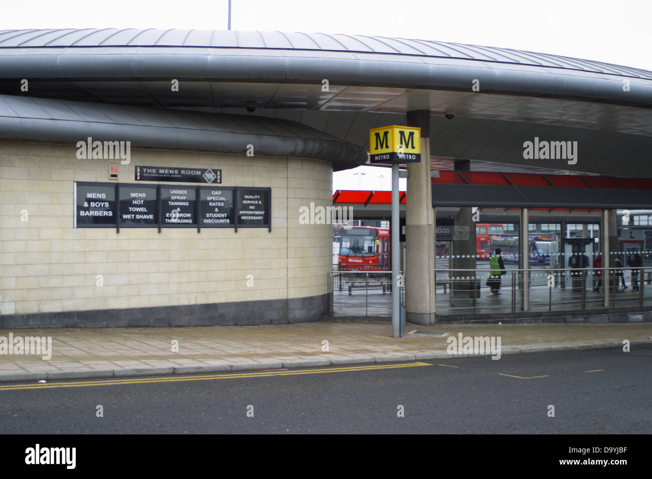 Park Lane stazione bus interchange, Sunderland, tyne and wear, Inghilterra Foto Stock