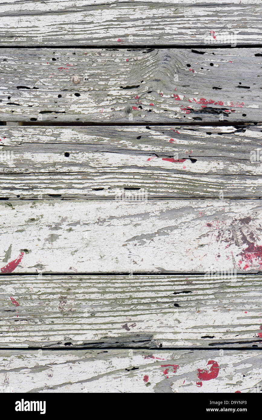 Vecchia vernice scrostata dalla parete texture di sfondo Foto Stock
