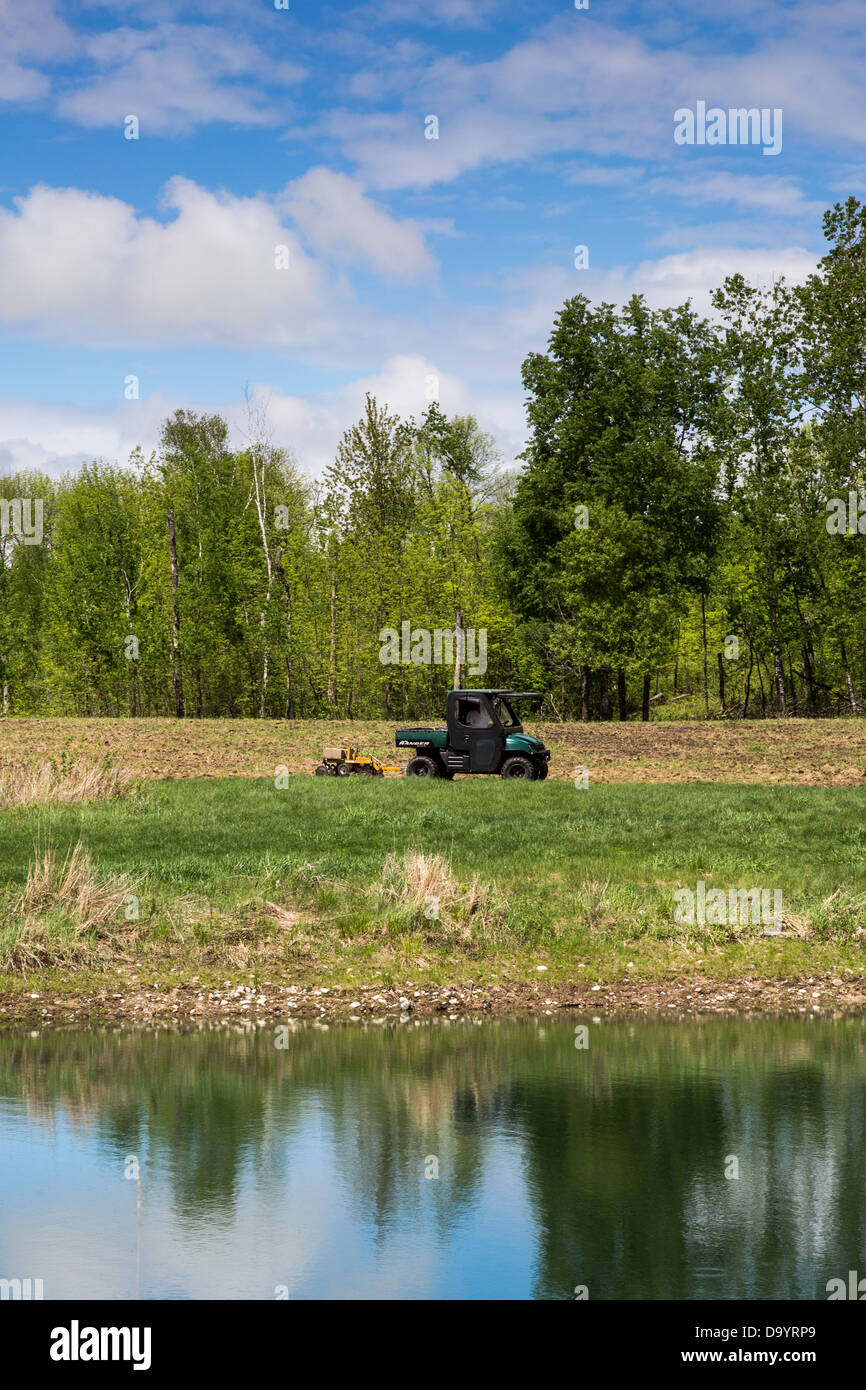 Creazione di un grafico di cibo per la fauna selvatica Foto Stock