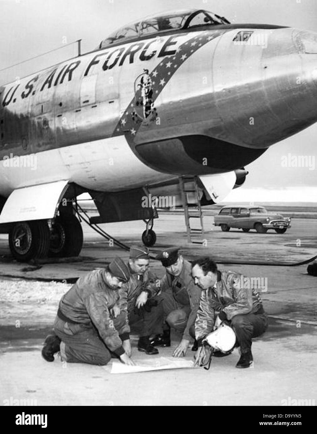 1° squadrone di bombardamento - B-47E Foto Stock