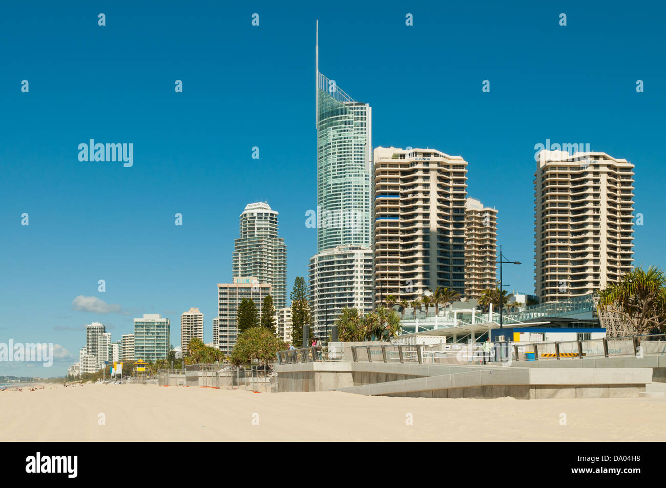 Spiaggia di Surfers Paradise, Gold Coast, Queensland, Australia Foto Stock
