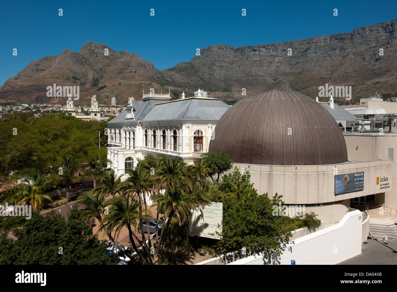 South African Museum e il Planetarium, la società del giardino, Cape Town, Sud Africa Foto Stock