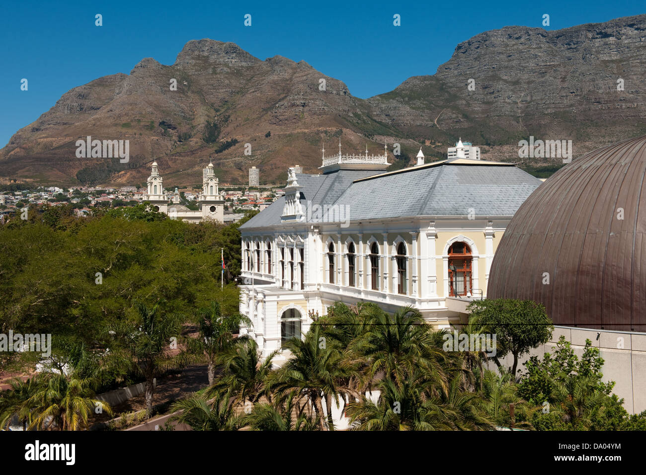 South African Museum e il Planetarium, la società del giardino, Cape Town, Sud Africa Foto Stock