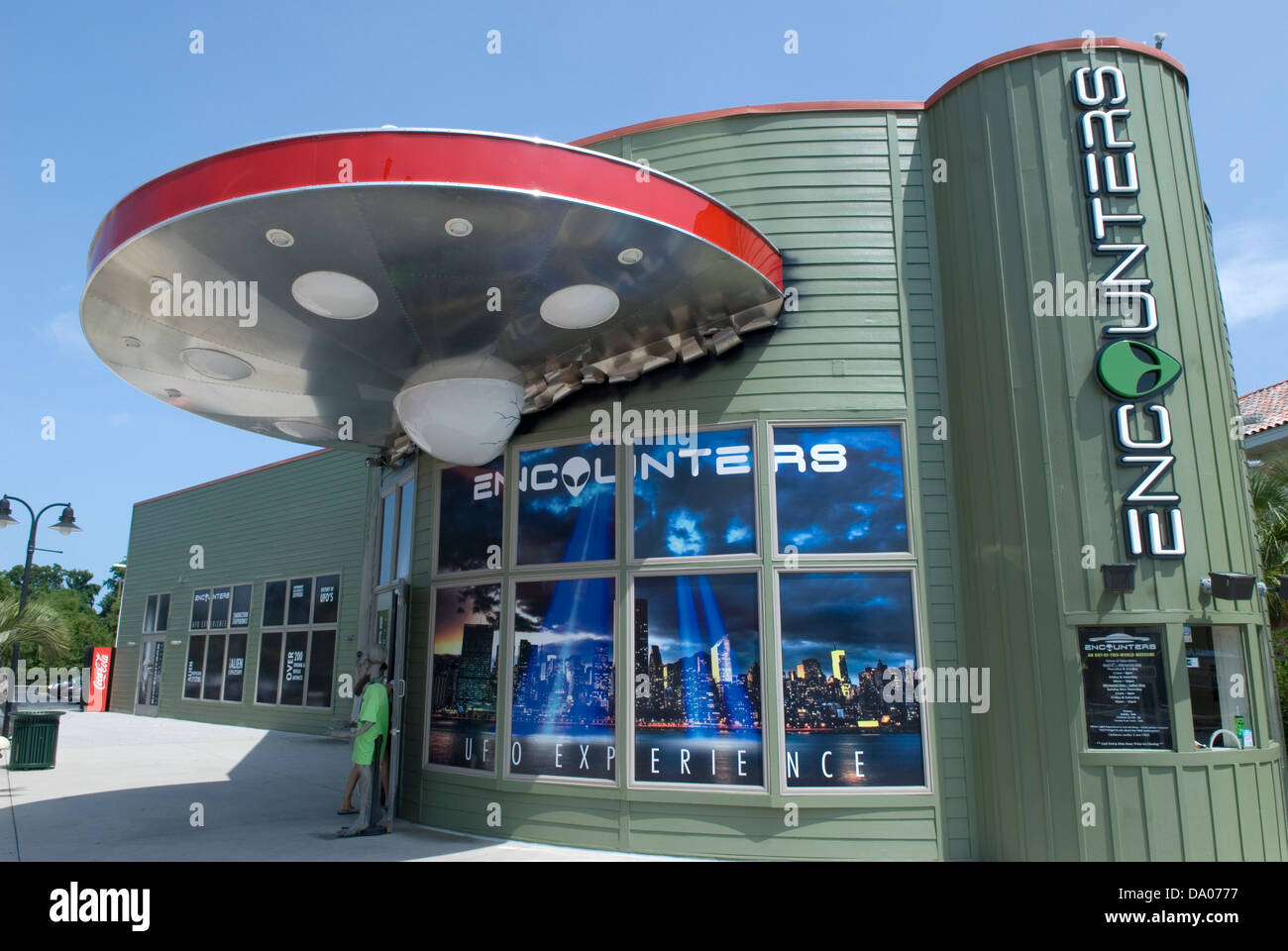 Incontra:esperienza UFO Myrtle Beach South Carolina USA Foto Stock