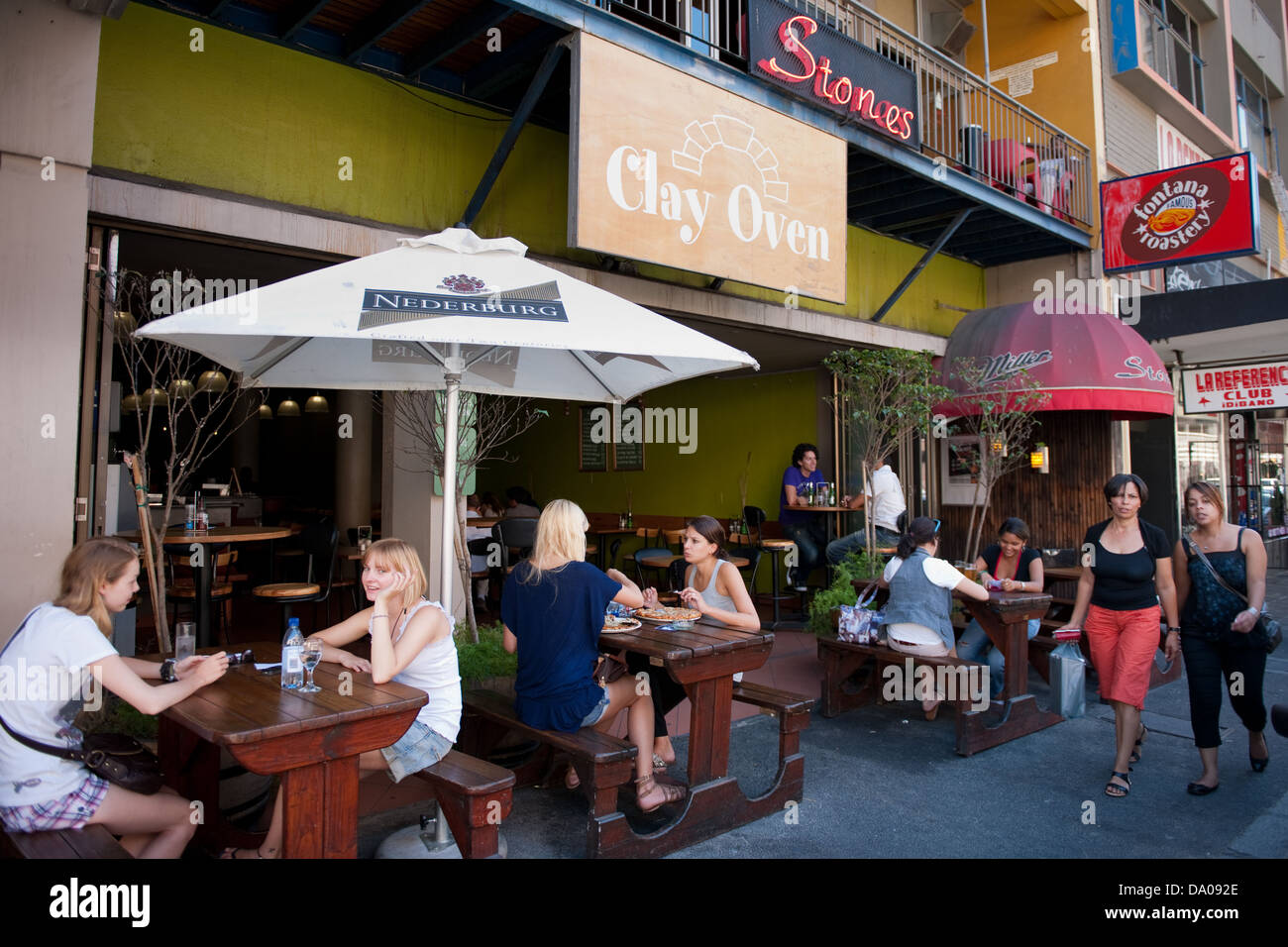 Eatery, Long Street, Città del Capo, Sud Africa Foto Stock