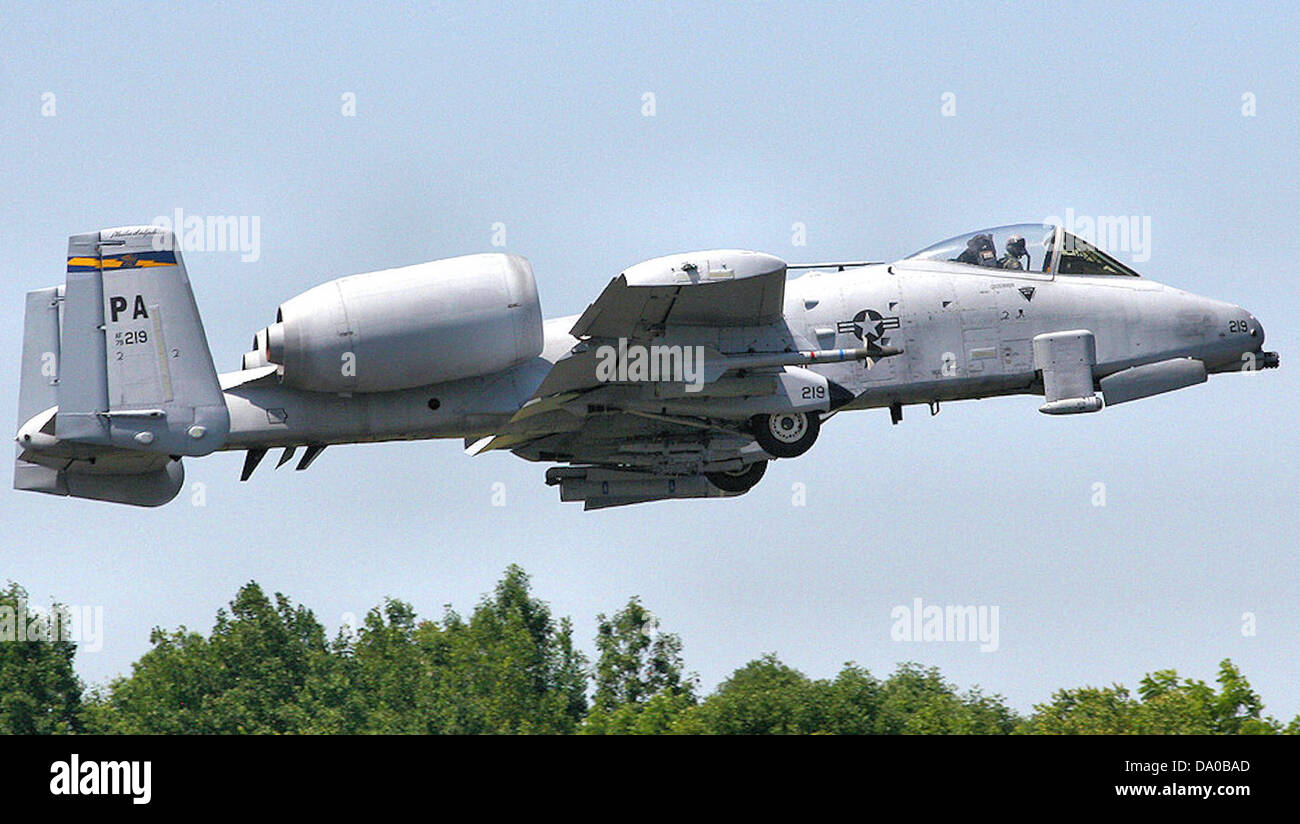 103d Fighter Squadron Fairchild Republic A-10A Thunderbolt II 79-0219 Foto Stock