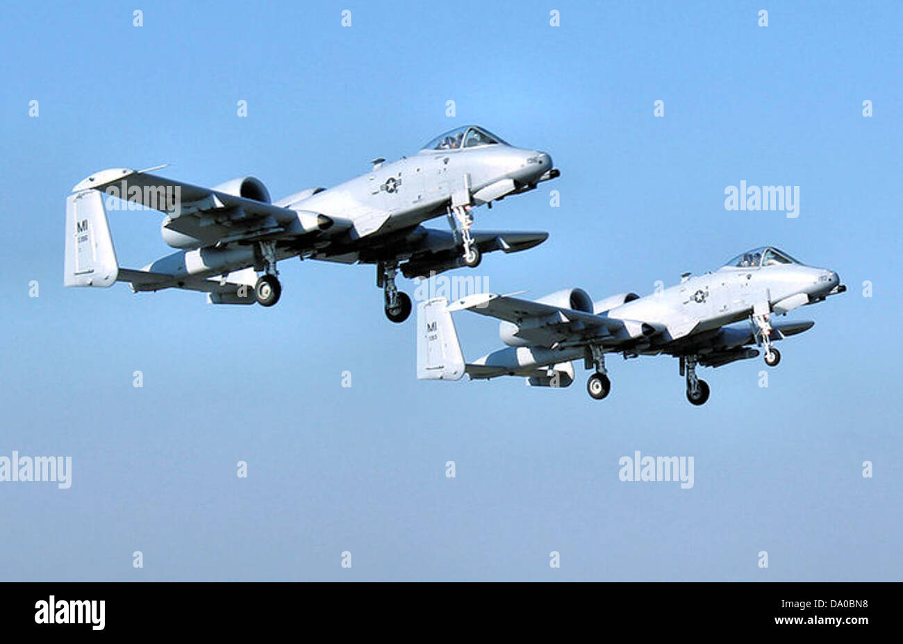 Il 127th Wing della Michigan Air National Guard gestisce l'A-10C Thunderbolt II, fornendo supporto aereo ravvicinato e capacità di attacco al suolo per le operazioni militari statunitensi. Foto Stock