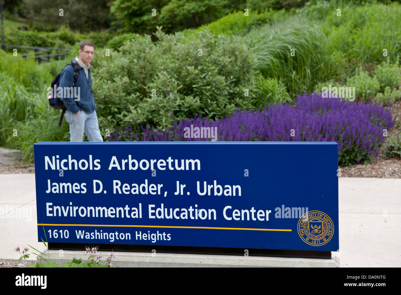 Nichols Arboretum è visto in Ann Arbor, Michigan venerdì 7 giugno, 2013. Foto Stock