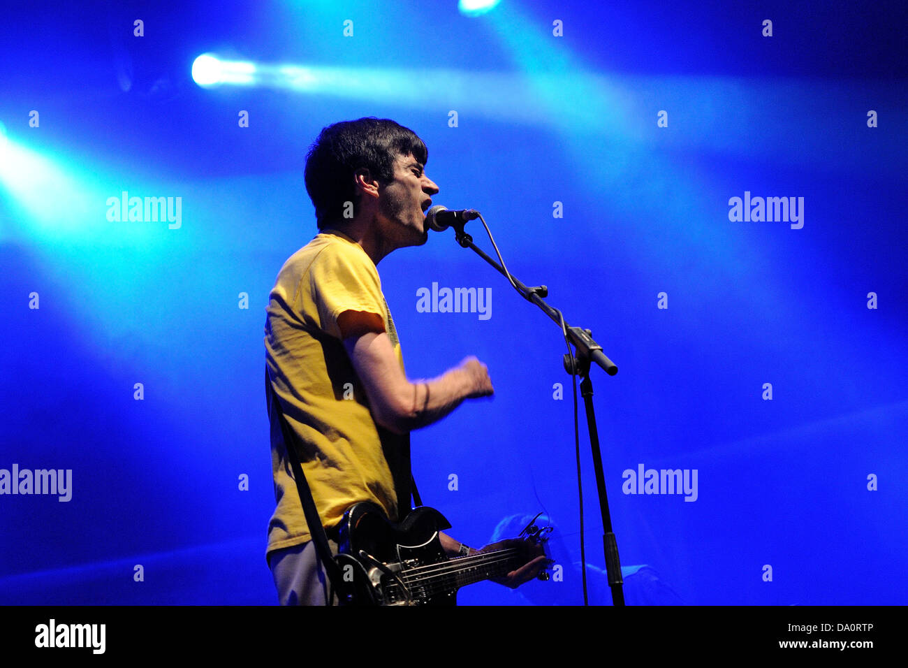 Barcellona - 25 Maggio: Tito Andronicus banda, effettua presso Heineken Primavera Sound Festival 2013 Maggio 25, 2013 a Barcellona. Foto Stock