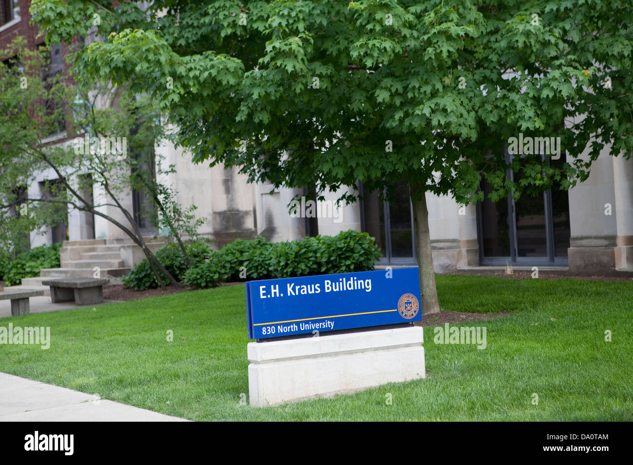 Il E. H. Kraus edificio dell'Università del Michigan è visto in Ann Arbor, Michigan Foto Stock