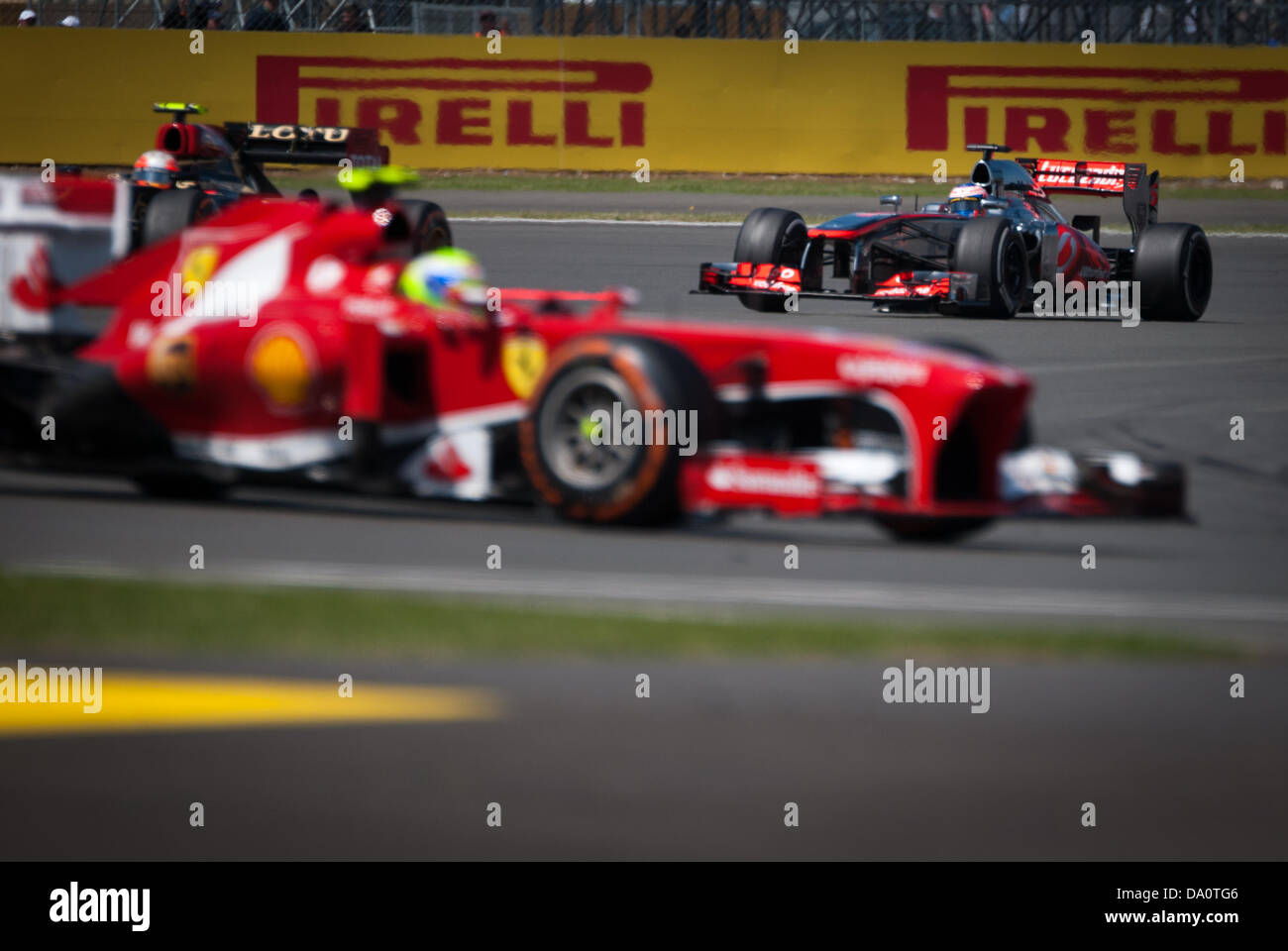 British Formula 1 (F1) Gran Premio di Gran Bretagna a Silverstone, Regno Unito Foto Stock