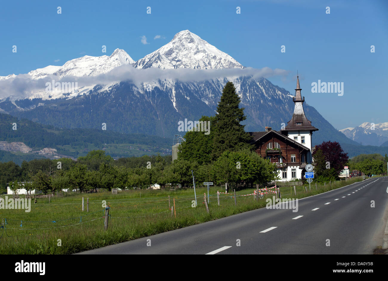 Swiss Cottage Foto Stock