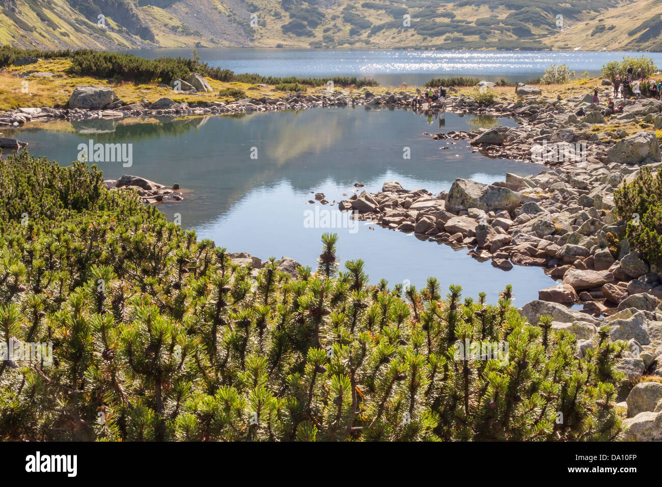 Cinque laghi valley - monti Tatra, Polonia. Foto Stock