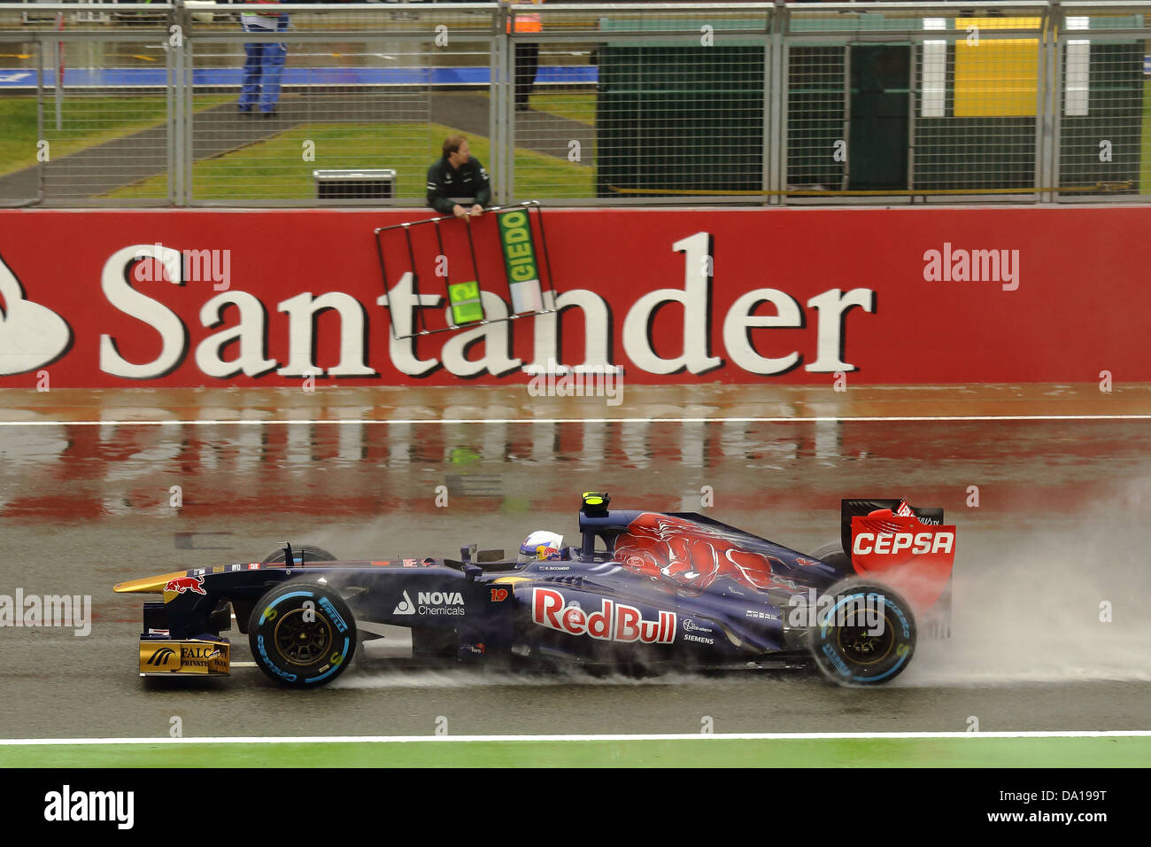F1 Gran Premio di Gran Bretagna a Silverstone Foto Stock
