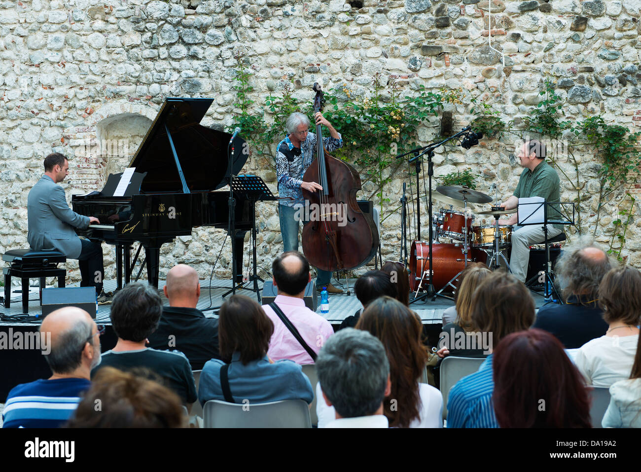 Il Paolino dalla Porta Trio nella Udin&Jazz 2013 jazz festival Foto Stock