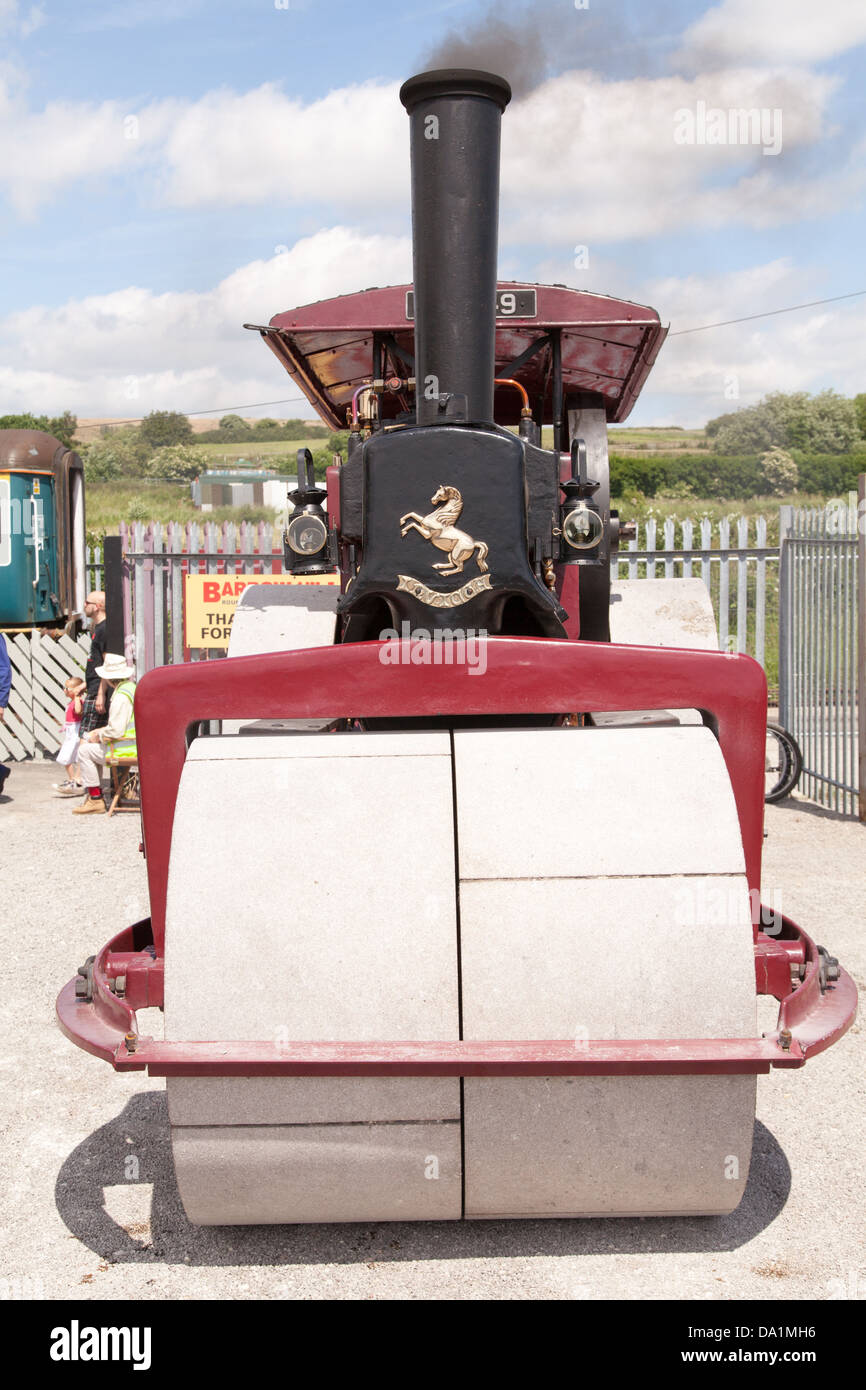 Un Aveling & Porter n8778 vecchia registrazione fedele E5349 a 10 ton 5composto nhp motore costruito nel 1916 Foto Stock