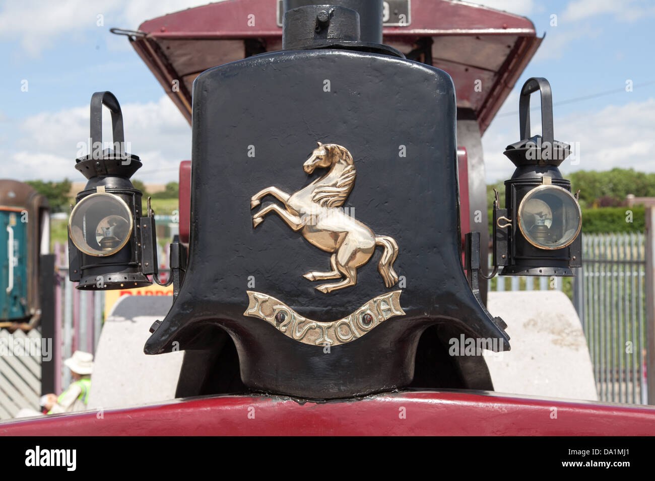 Un Aveling & Porter n8778 vecchia registrazione fedele E5349 a 10 ton 5composto nhp motore costruito nel 1916 Foto Stock