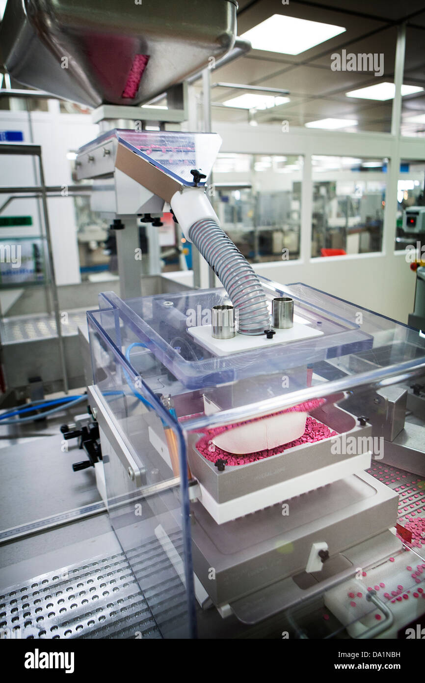 Industria farmaceutica Foto Stock