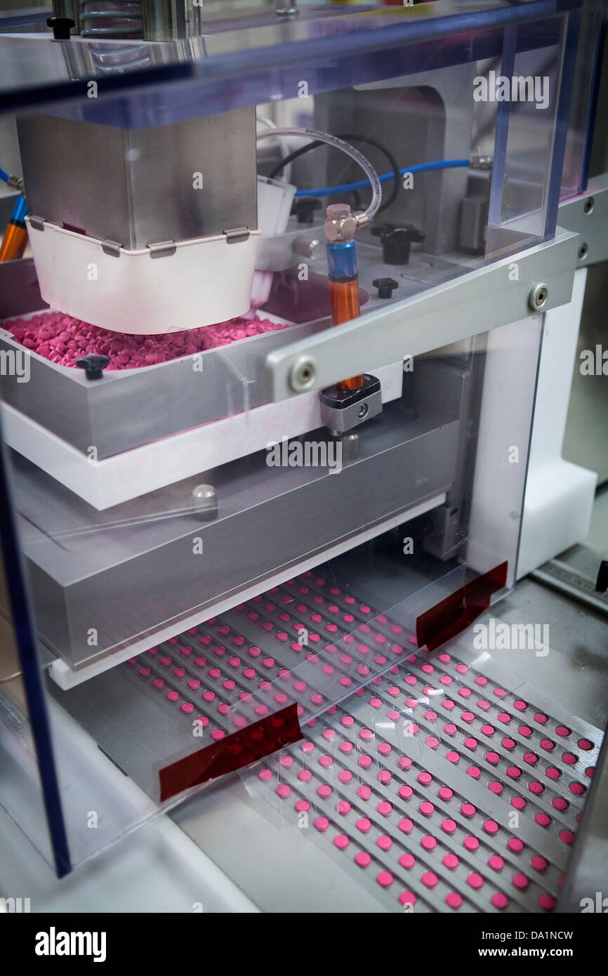 Industria farmaceutica Foto Stock
