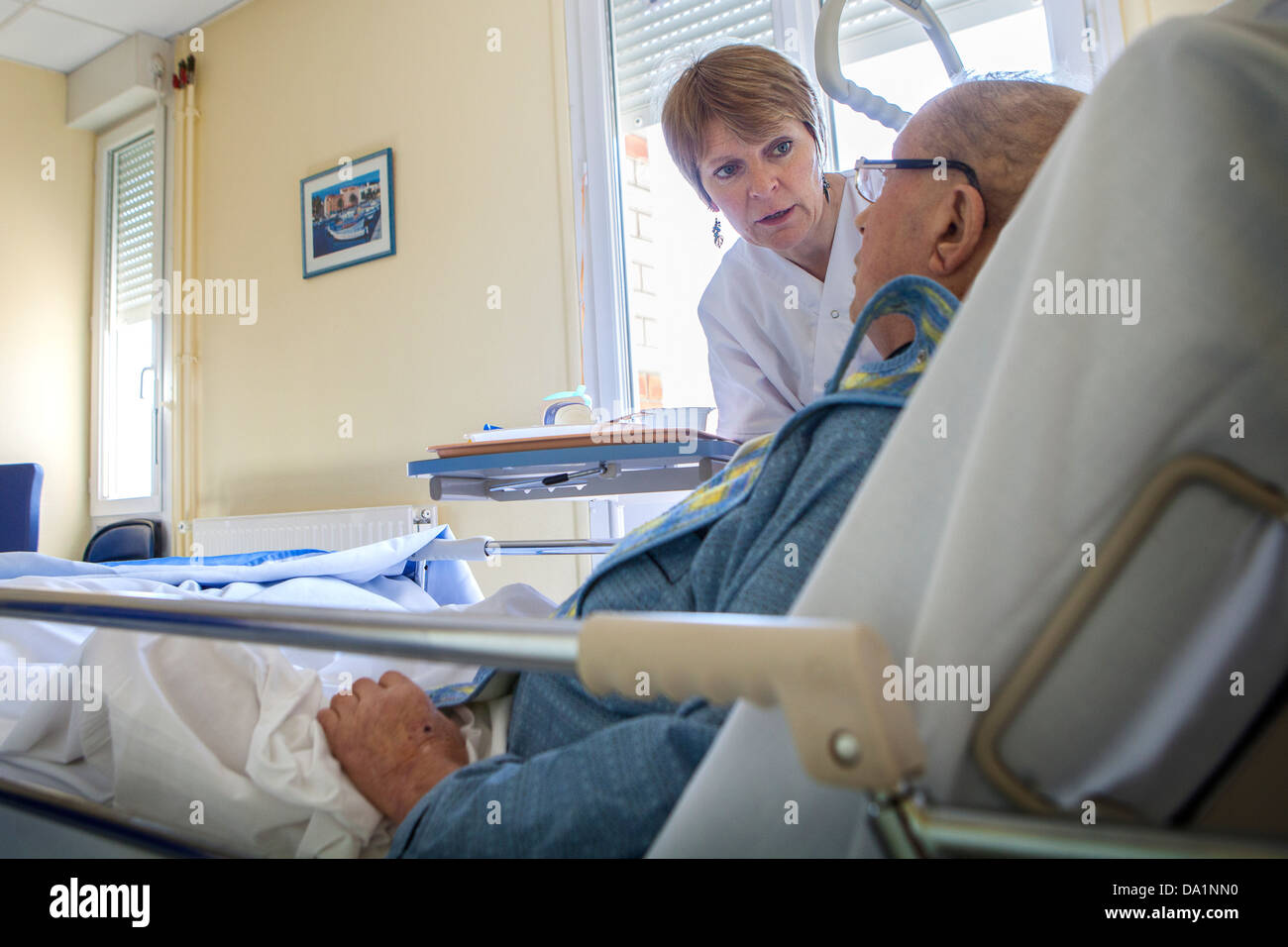 Le cure palliative unità Foto Stock