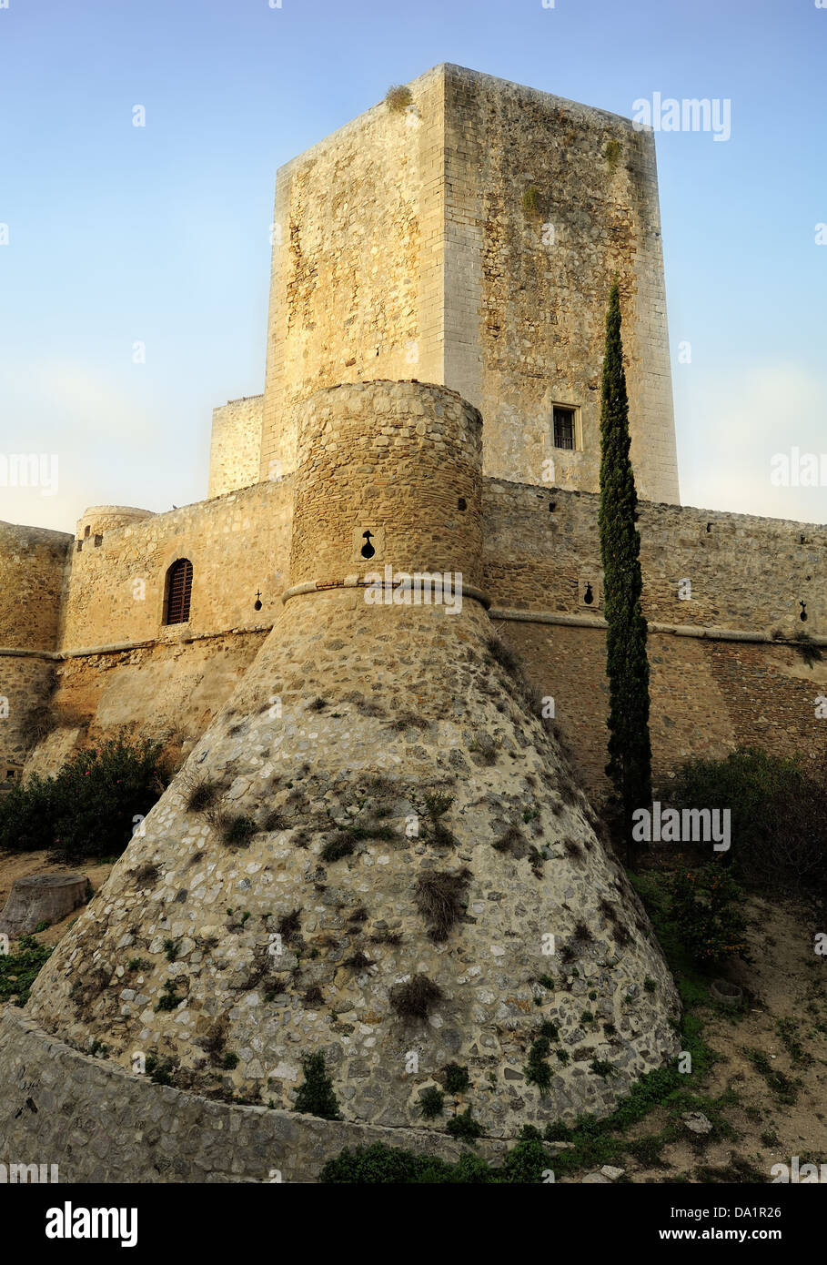 Il castello di Santiago, di Sanlucar de Barrameda Foto Stock
