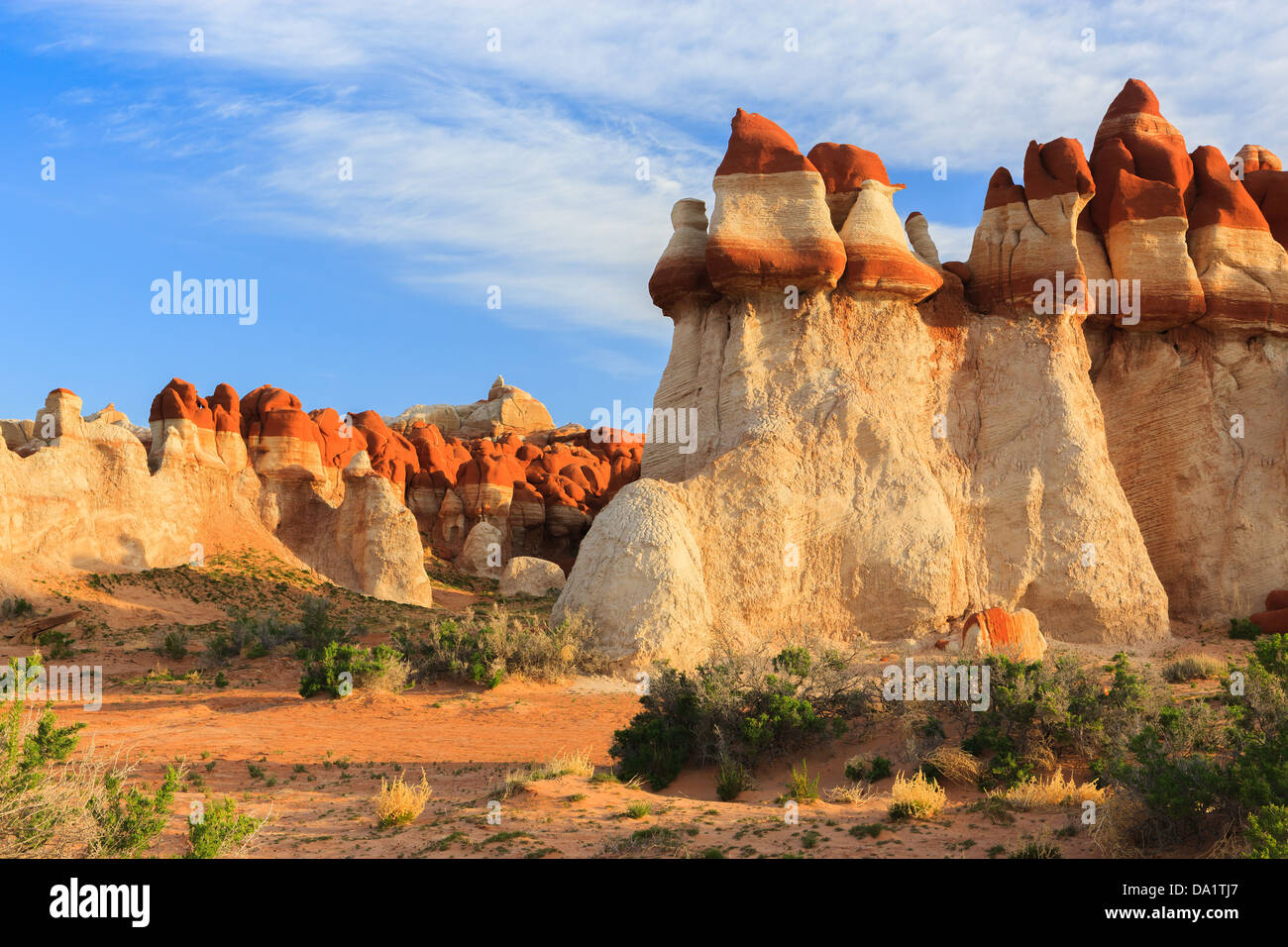 Il Red Rock massi in Blue Canyon area di Moenkopi Lavare a sud di Tonalea, Arizona, Stati Uniti d'America Foto Stock