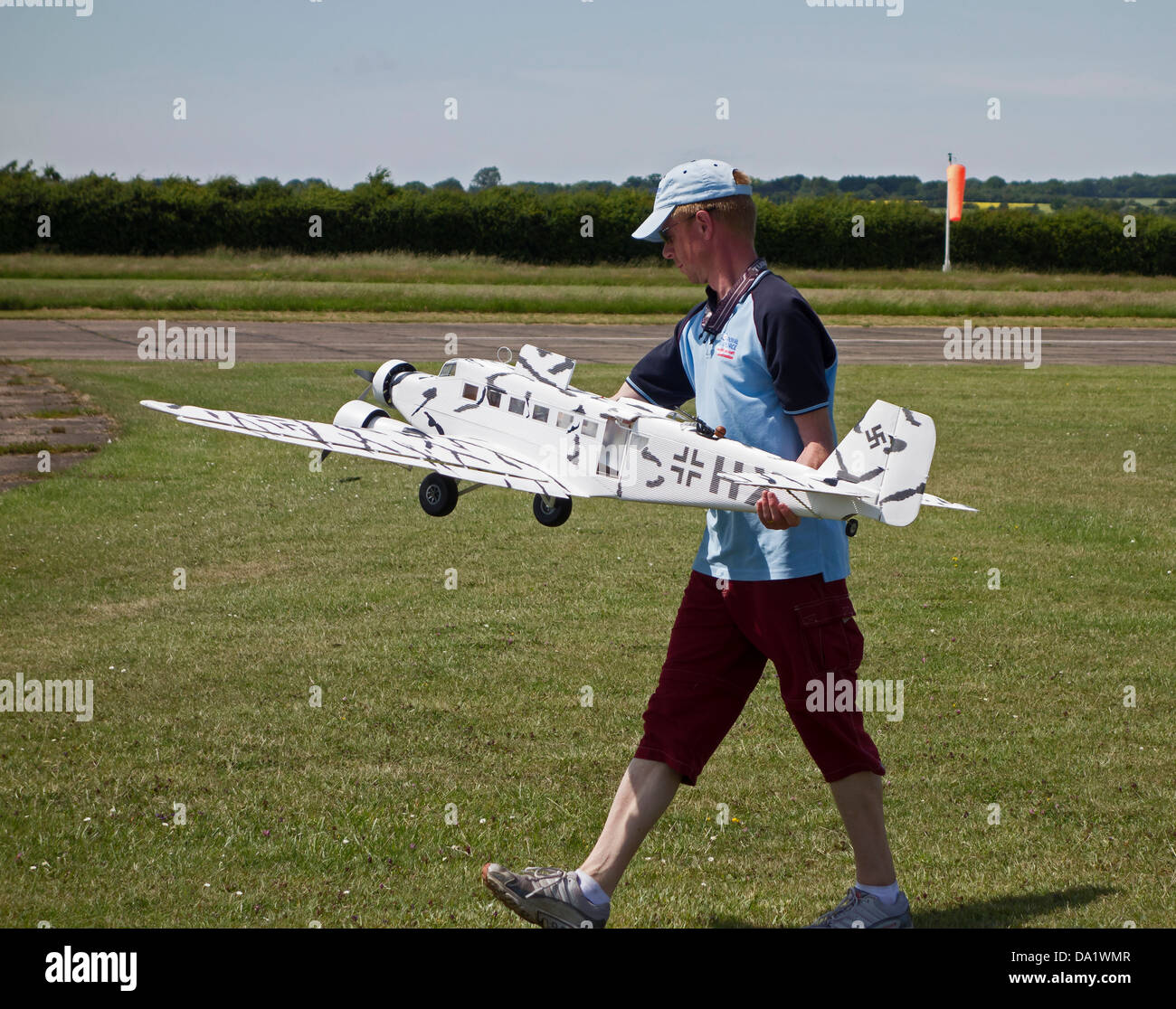 Modellatore di trasporto aereo modello le ali e le ruote North Weald Essex Foto Stock