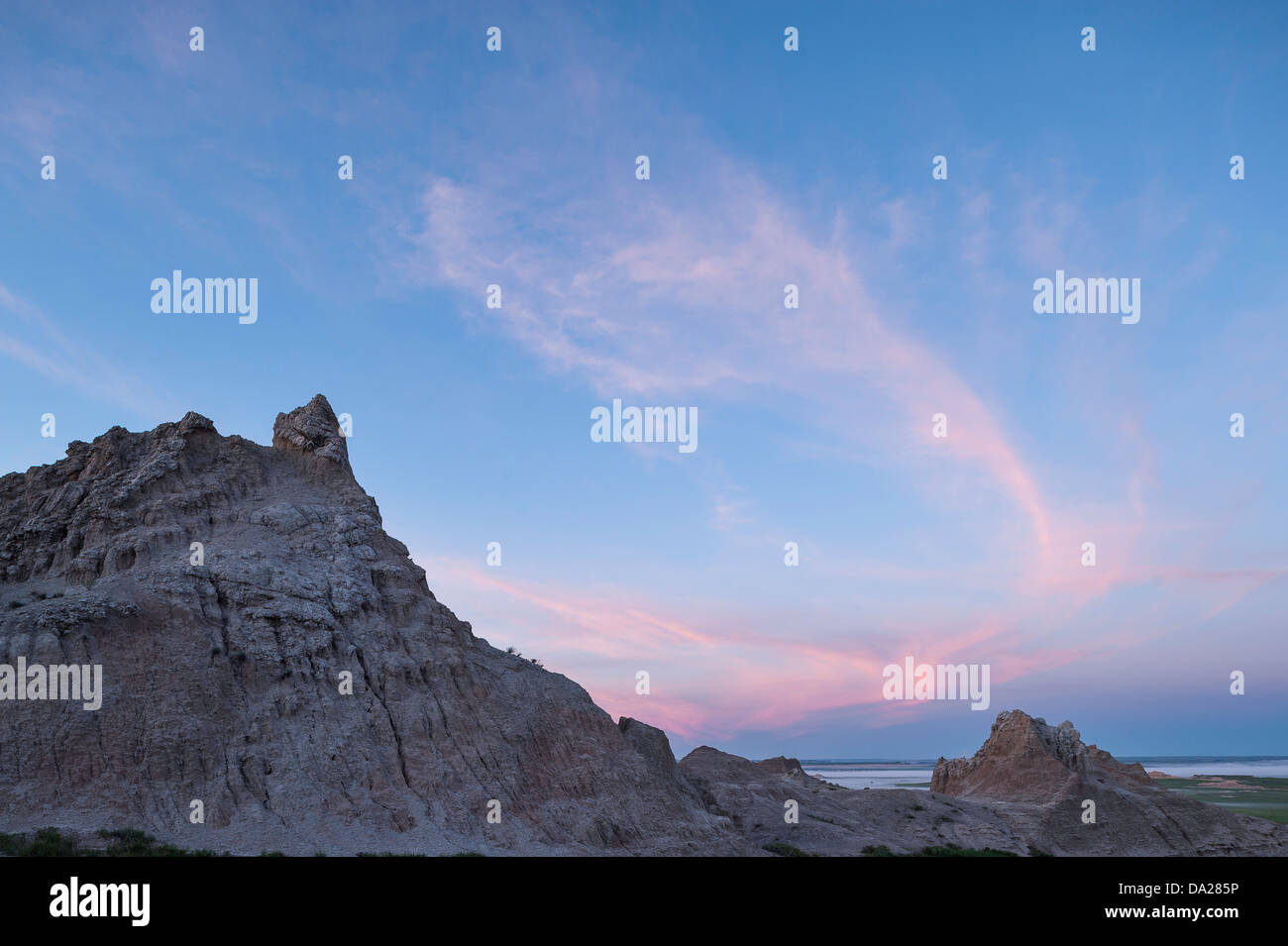 Parco nazionale Badlands, South Dakota. Foto Stock