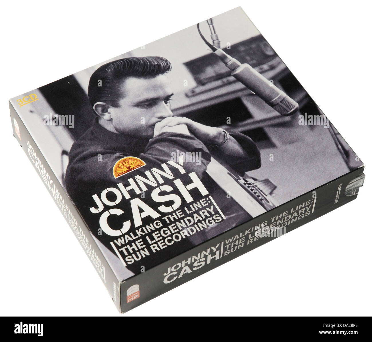 Johnny Cash il leggendario Sun album di registrazioni su CD Foto Stock