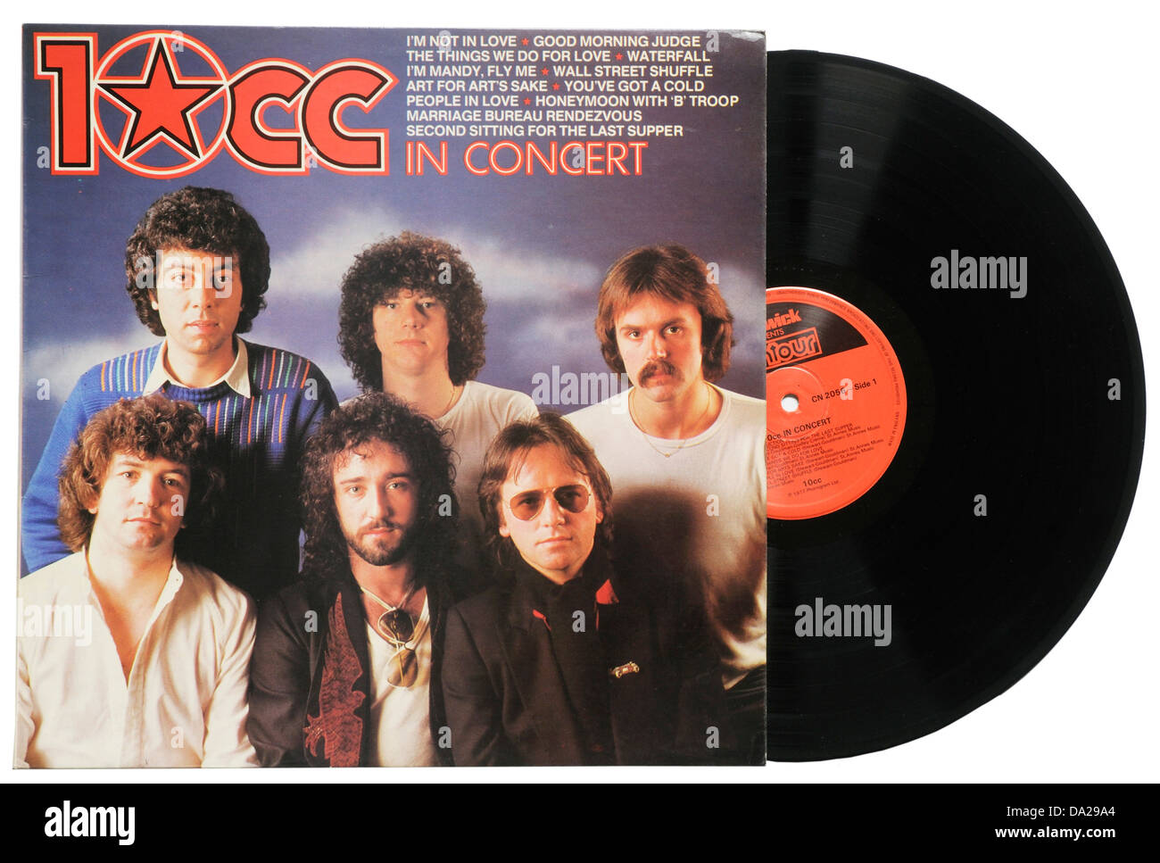 10cc in concerto live album Foto Stock