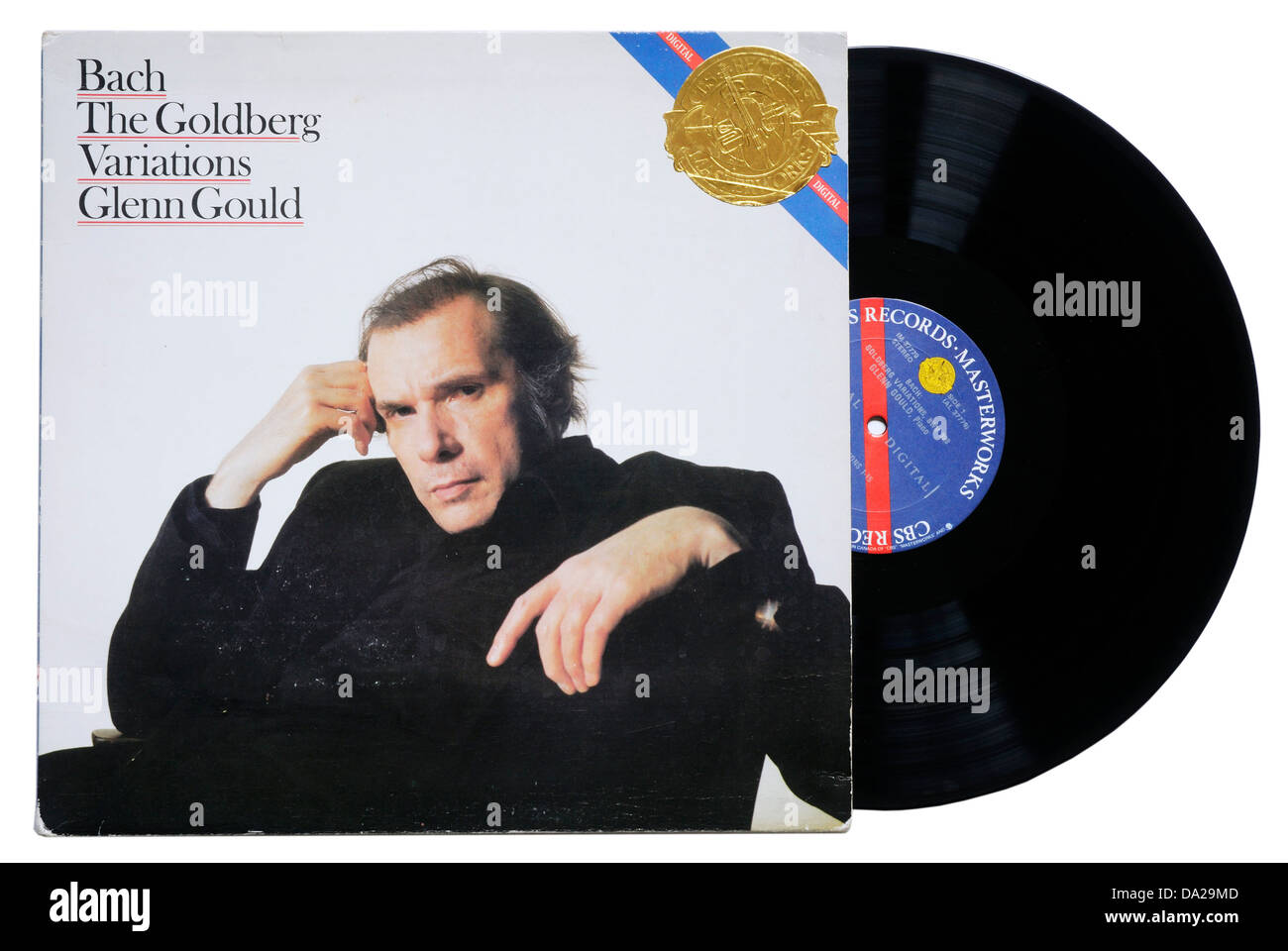 Bach Le Variazioni Goldberg giocato da Glenn Gould album Foto Stock