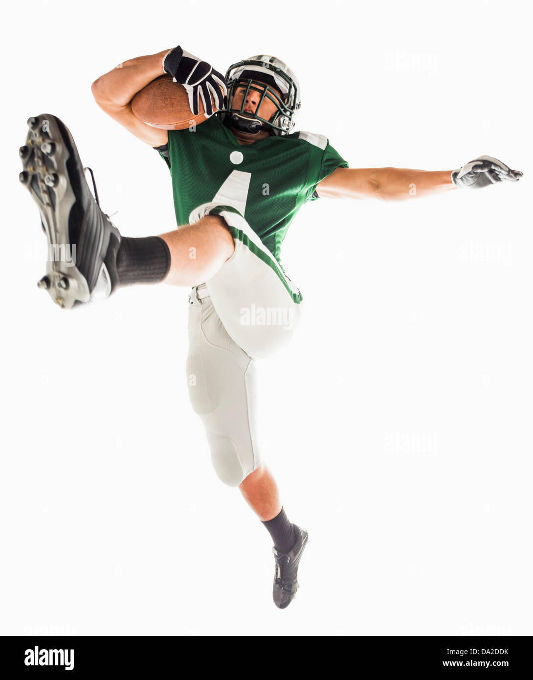 Ritratto di giocatore di football americano Foto Stock