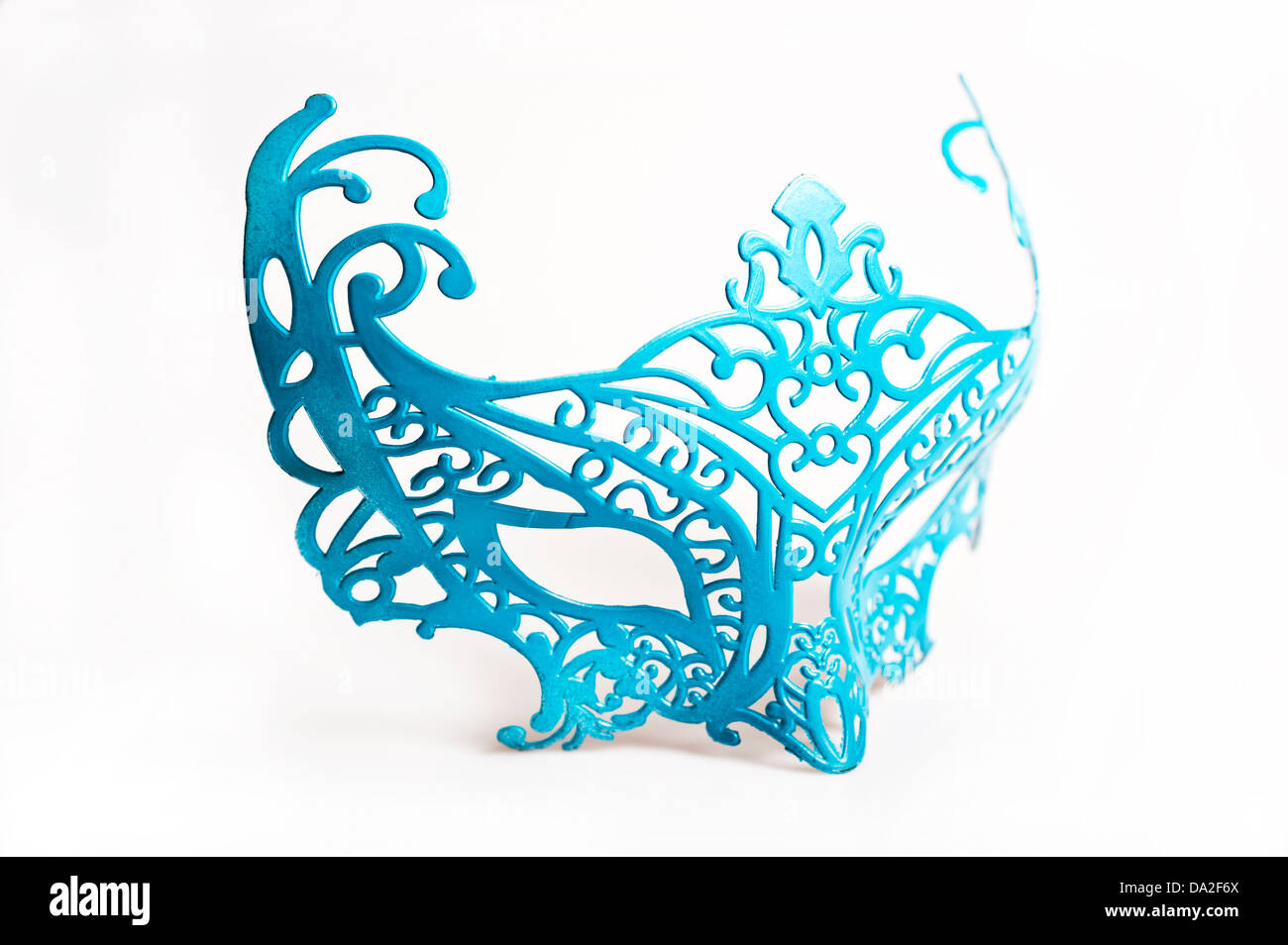 Blu maschera decorativa Foto Stock