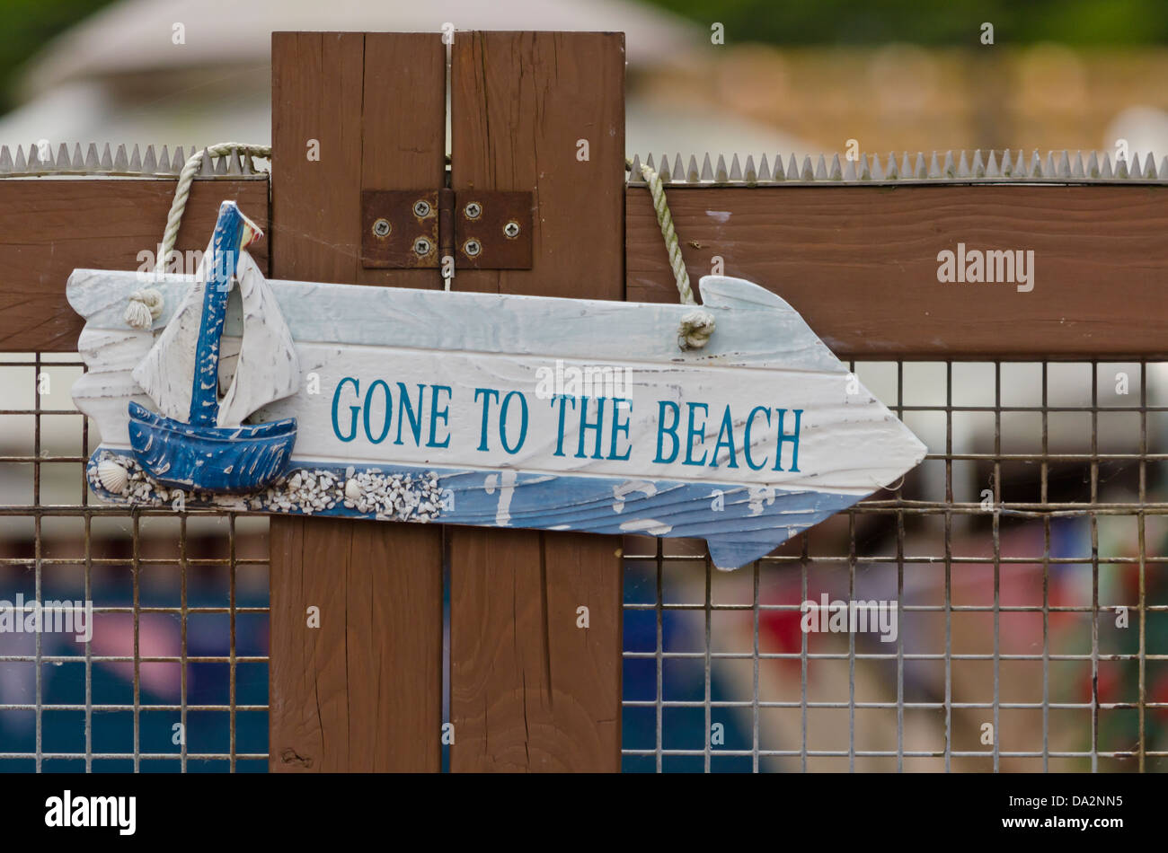 Andate alla spiaggia Foto Stock