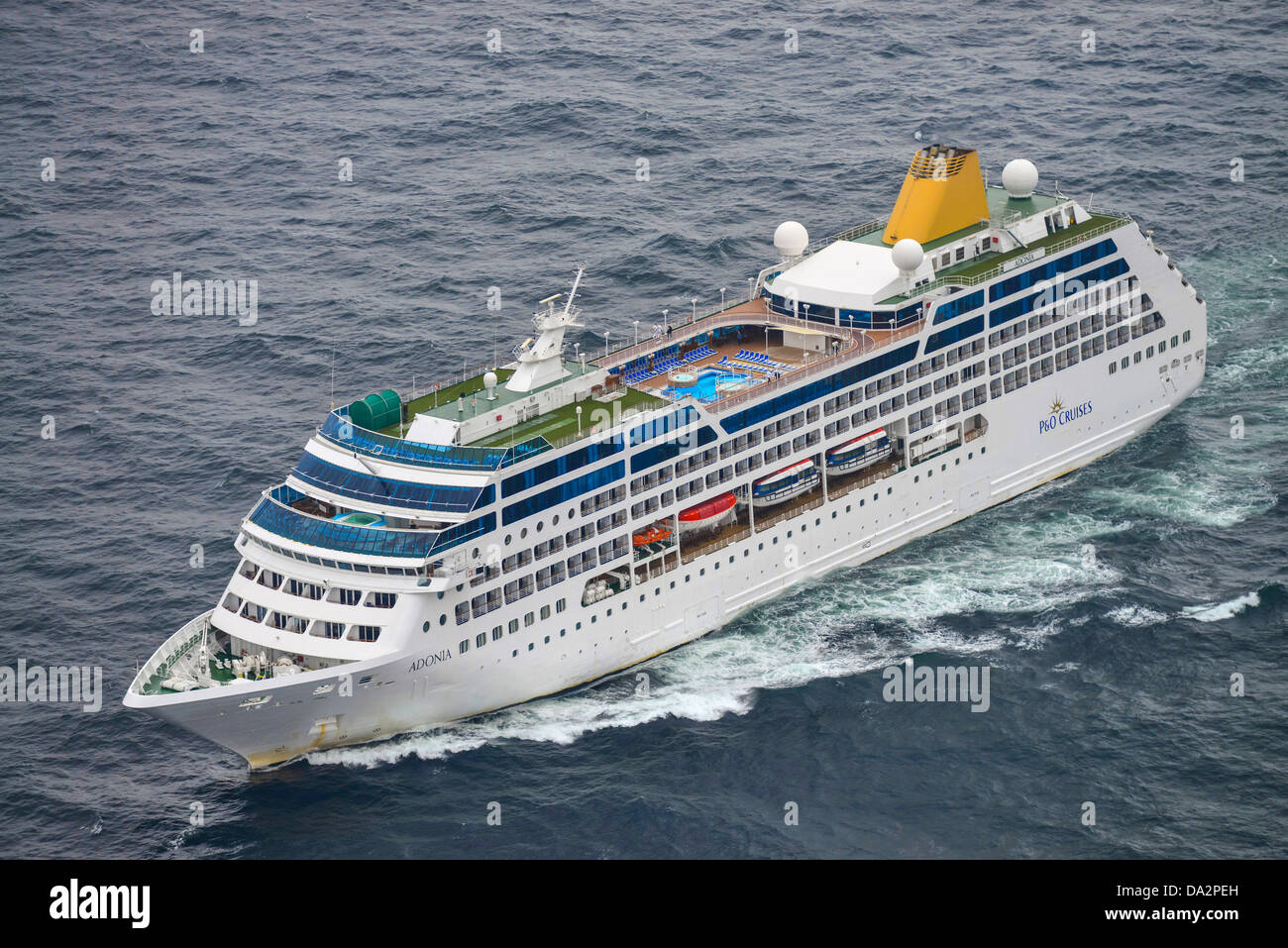 Fotografia aerea della Adonia crociera Foto Stock