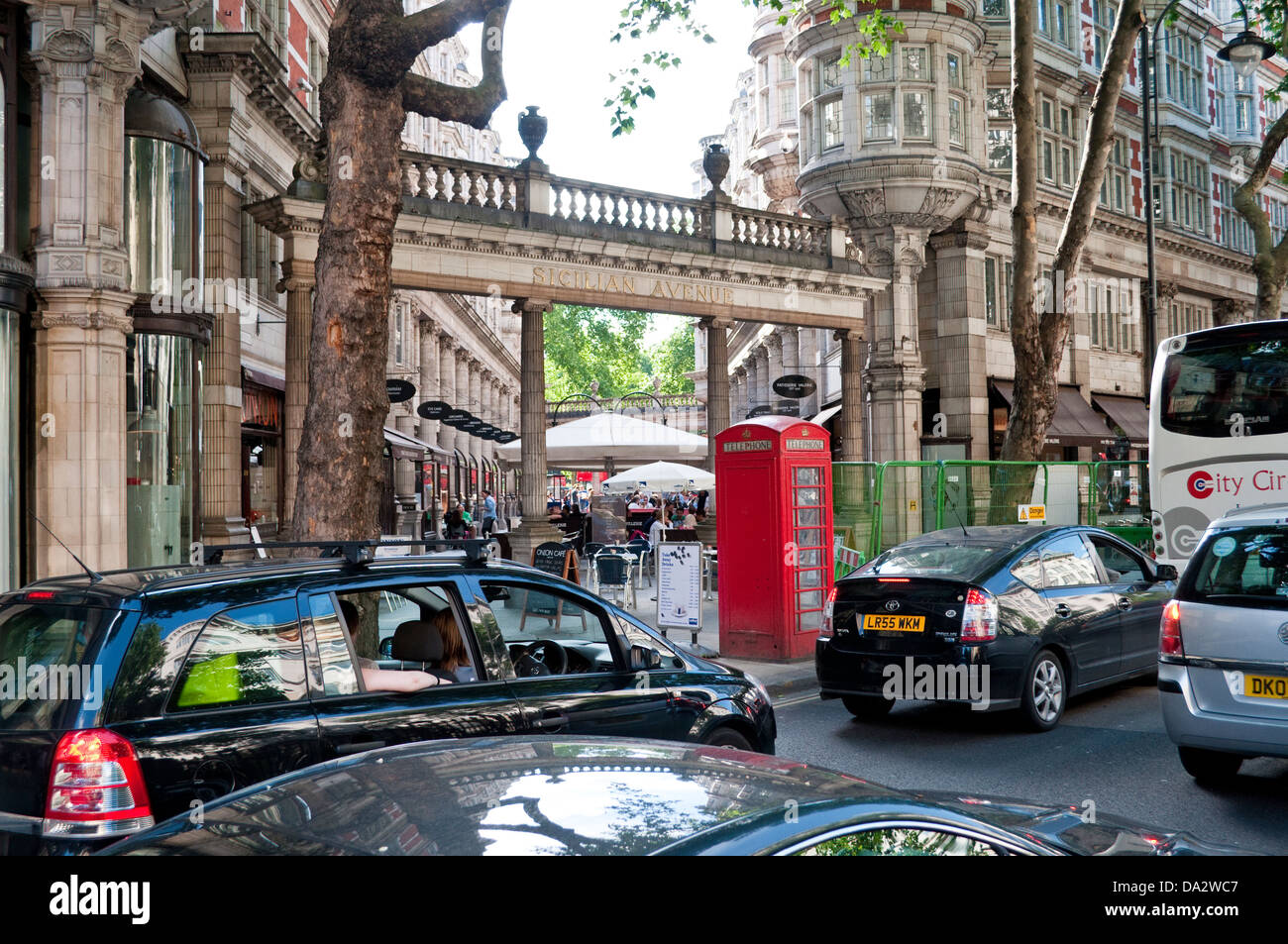 Il siciliano Avenue, Southampton Row, Londra, Regno Unito Foto Stock