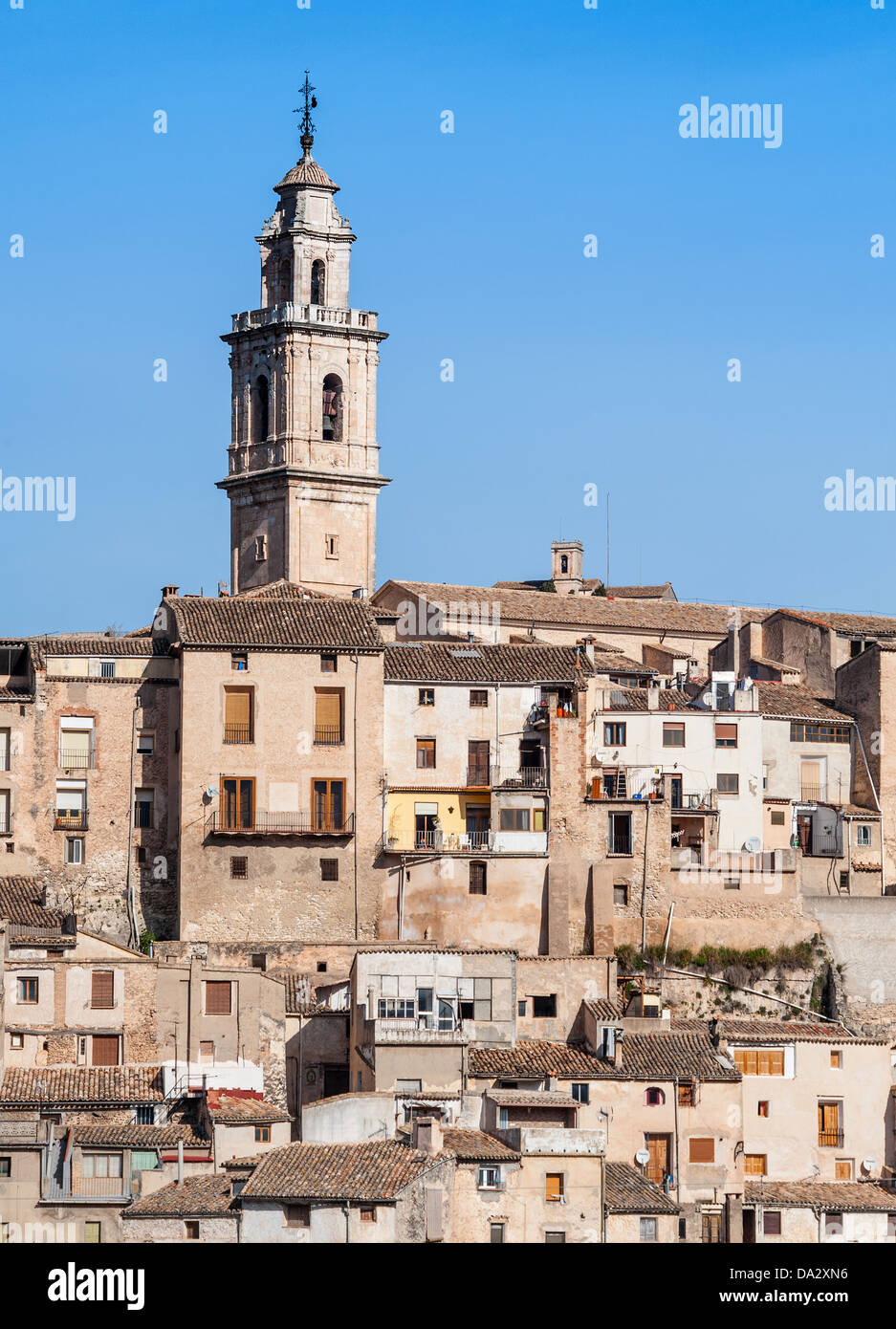 Bocairent cittadina medievale nei pressi di Ontinyent provincia di Valencia Spagna Foto Stock